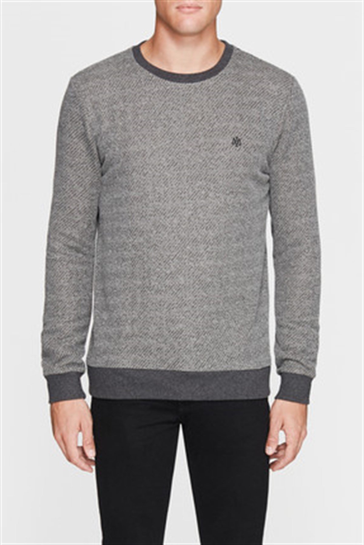 065063-26831Mavi Sweatshirt Gri Melanj