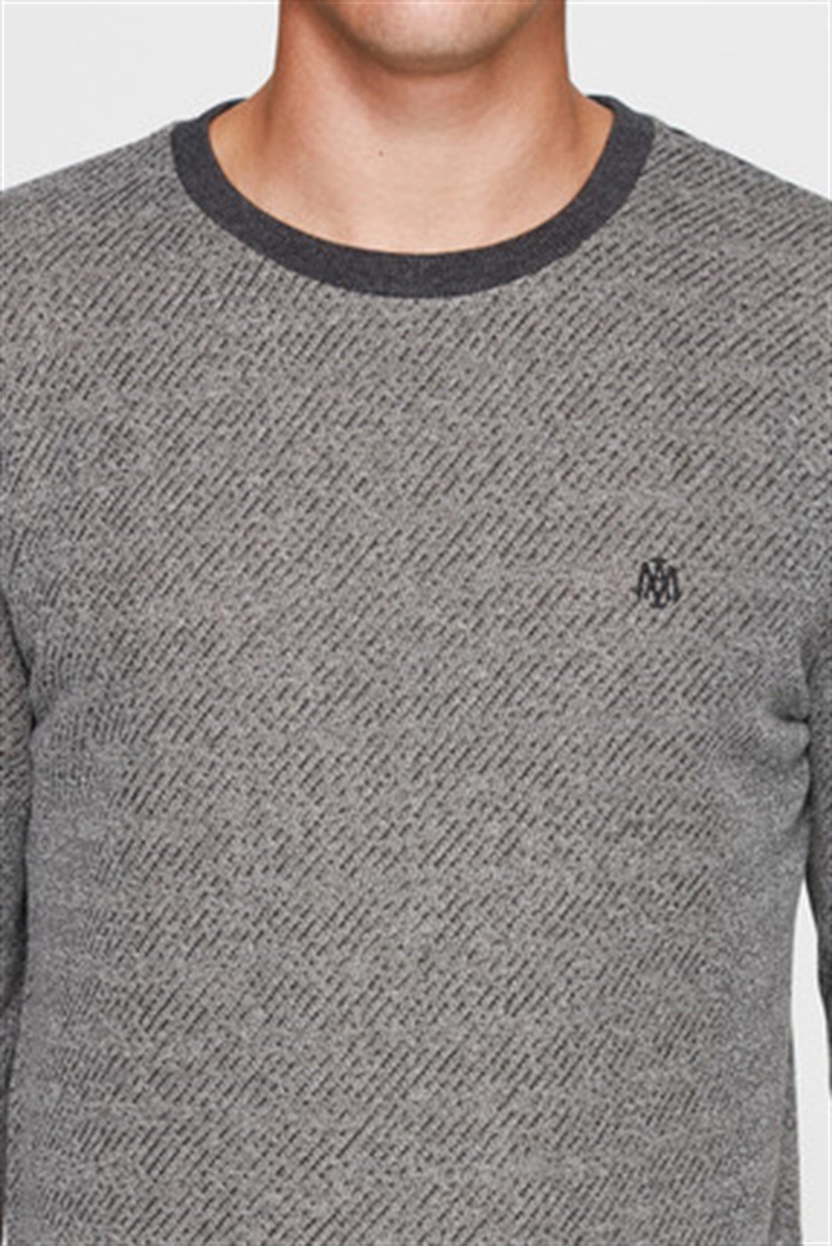 065063-26831Mavi Sweatshirt Gri Melanj
