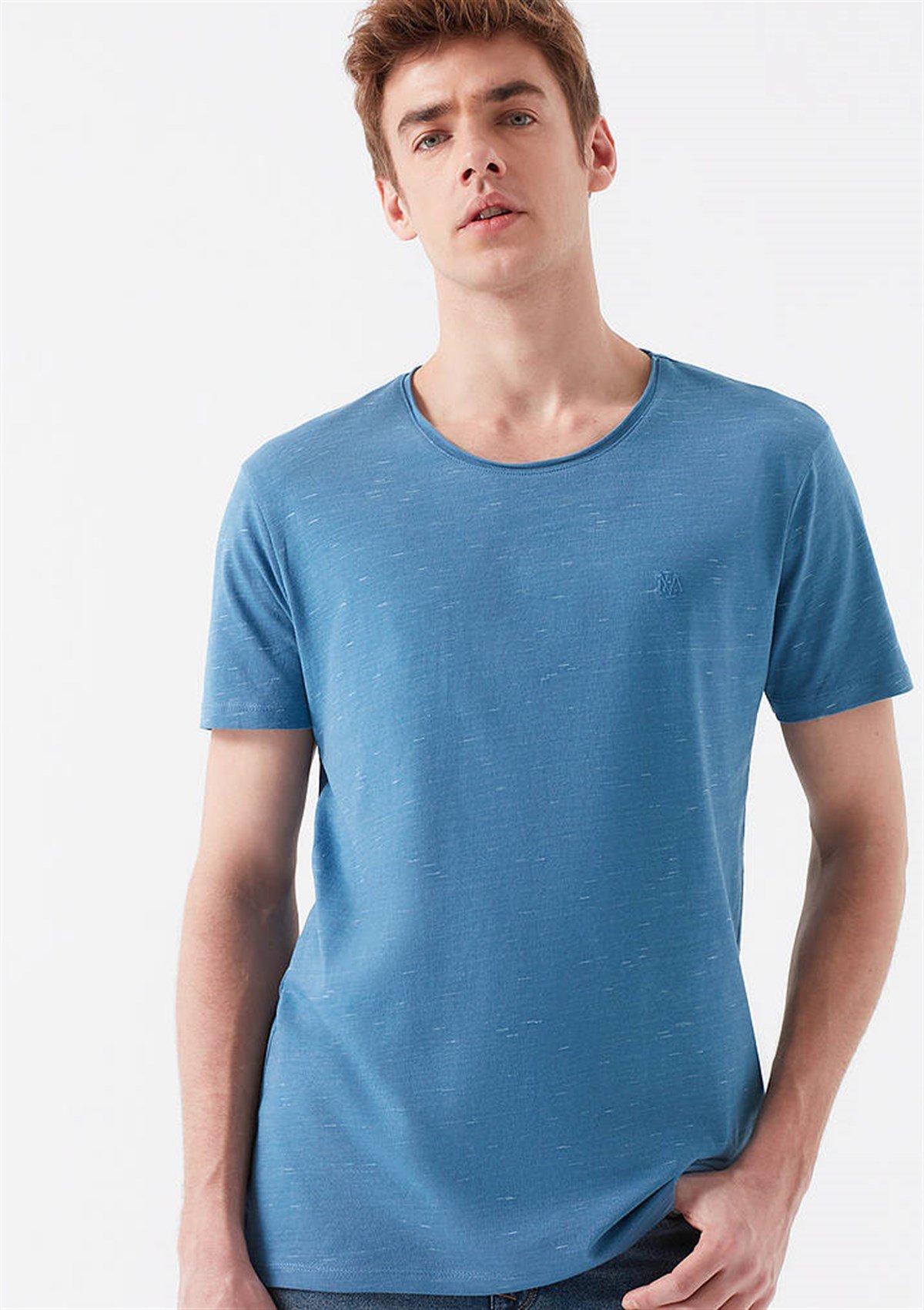 064960-30834NEBIMV3NEBIMV3|064960-30834|STDMAVİ TİŞÖRT granit mavi ERKEK T-SHIRT 064960-30834-STD