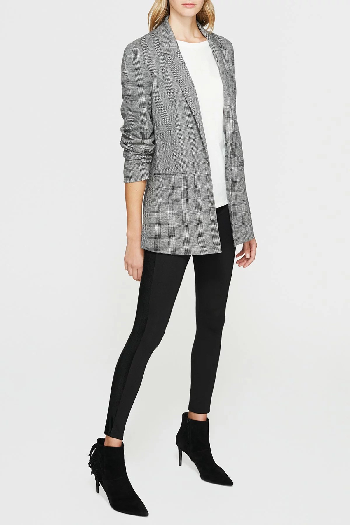 167542-900Mavi Velvet Leggings Black