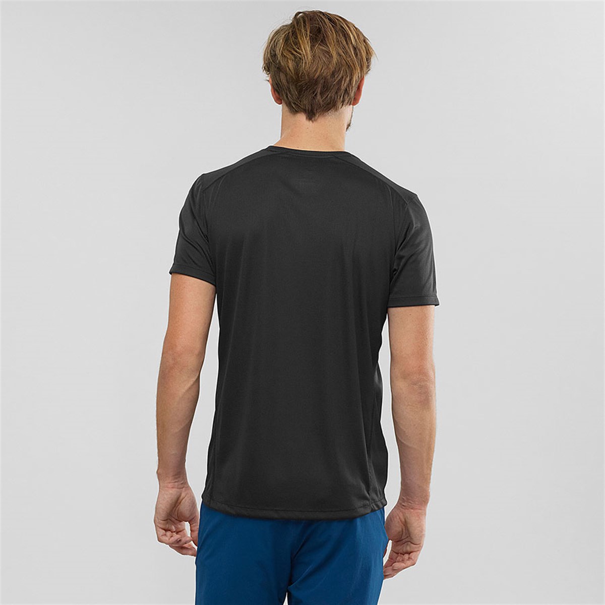 L40097400NEBIMV3NEBIMV3|L40097400|999SALOMON STROLL SS TEE M ERKEK T-SHIRT-SİYAH - BEYAZ - FUŞYA