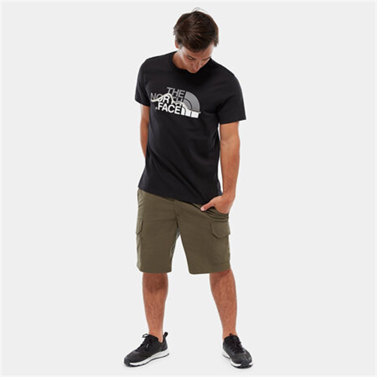 NF00A3G2JK31The North Face M S/S Mountain Line Tee - Eu T-Shirt