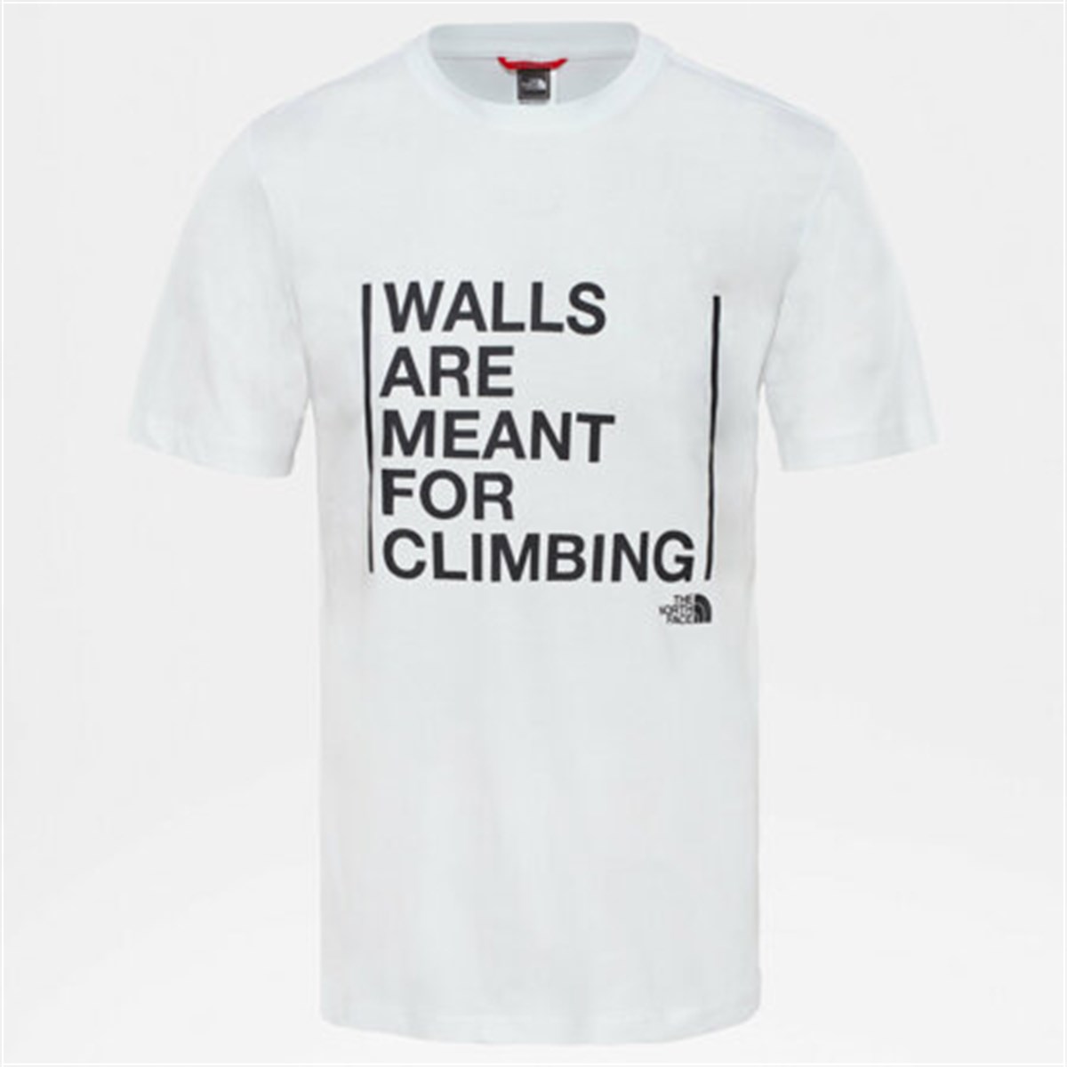 NF0A3S3SFN41The North Face M S/S Walls Are For Climbing Tee-Eu T-Shirt