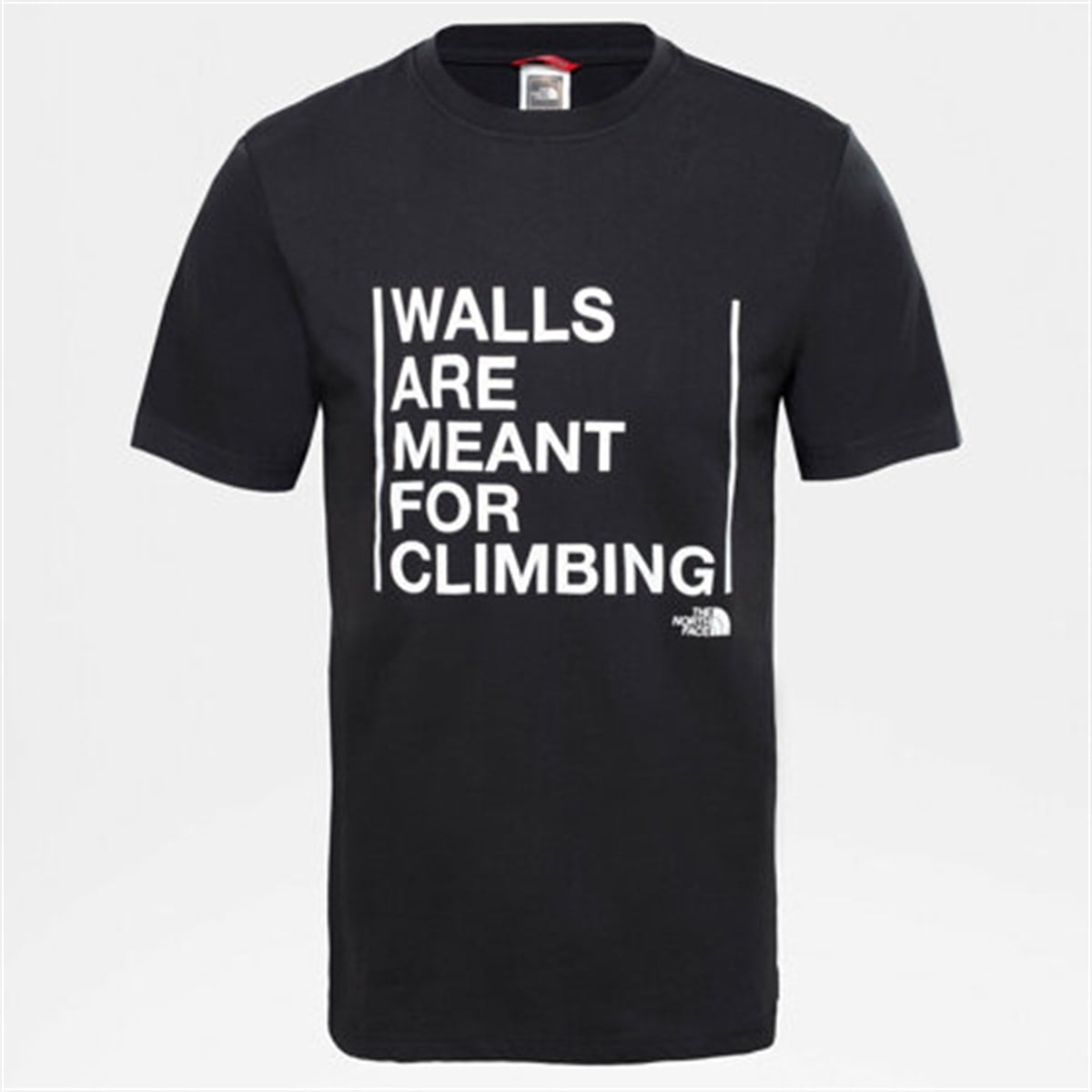 NF0A3S3SJK31The North Face M S/S Walls Are For Climbing Tee-Eu T-Shirt