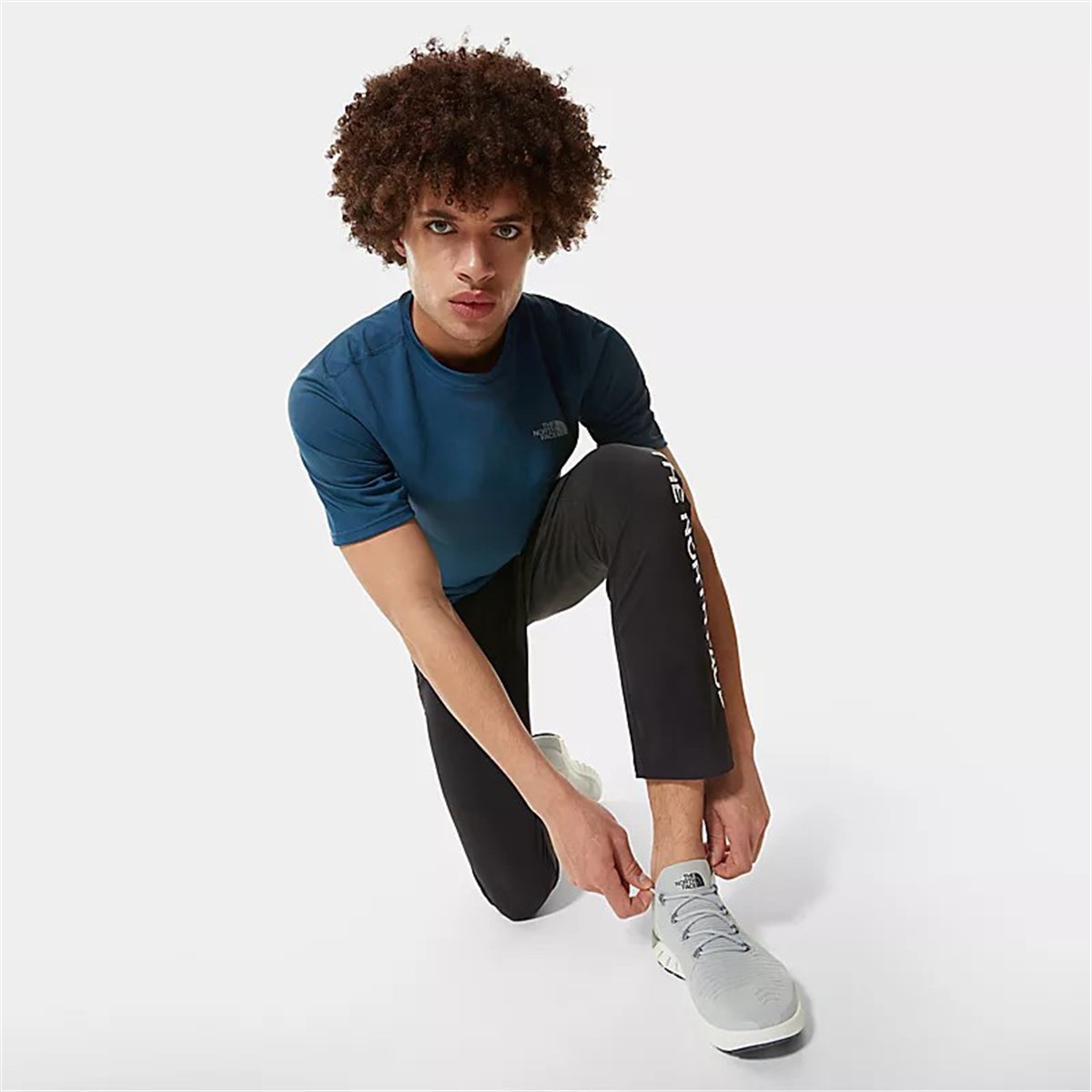 NF0A3L2EN4L1TNF Men's Flex II Short Sleeve T-Shirt Mavi