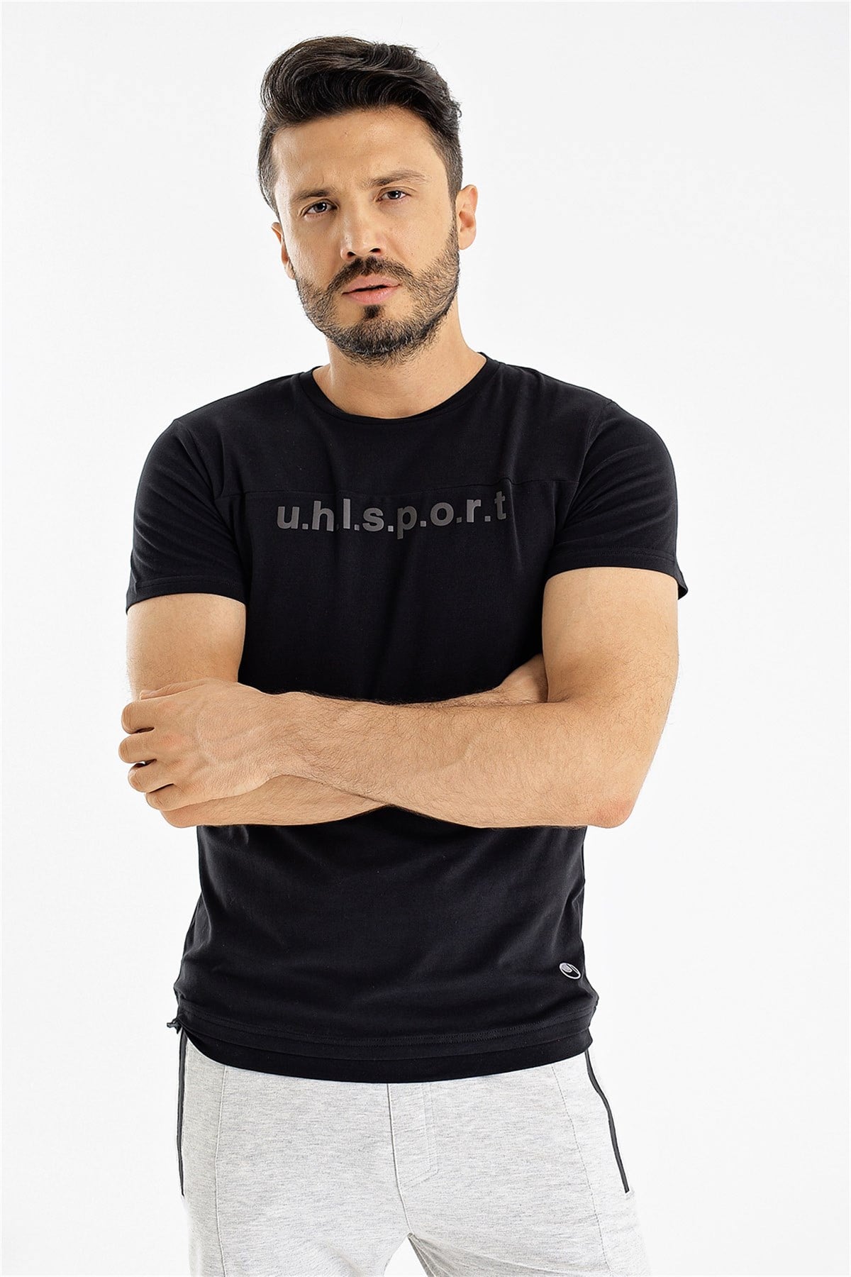 3201110UHLSport B.Yaka Pamuk Elite M T-Shirt - 3201110