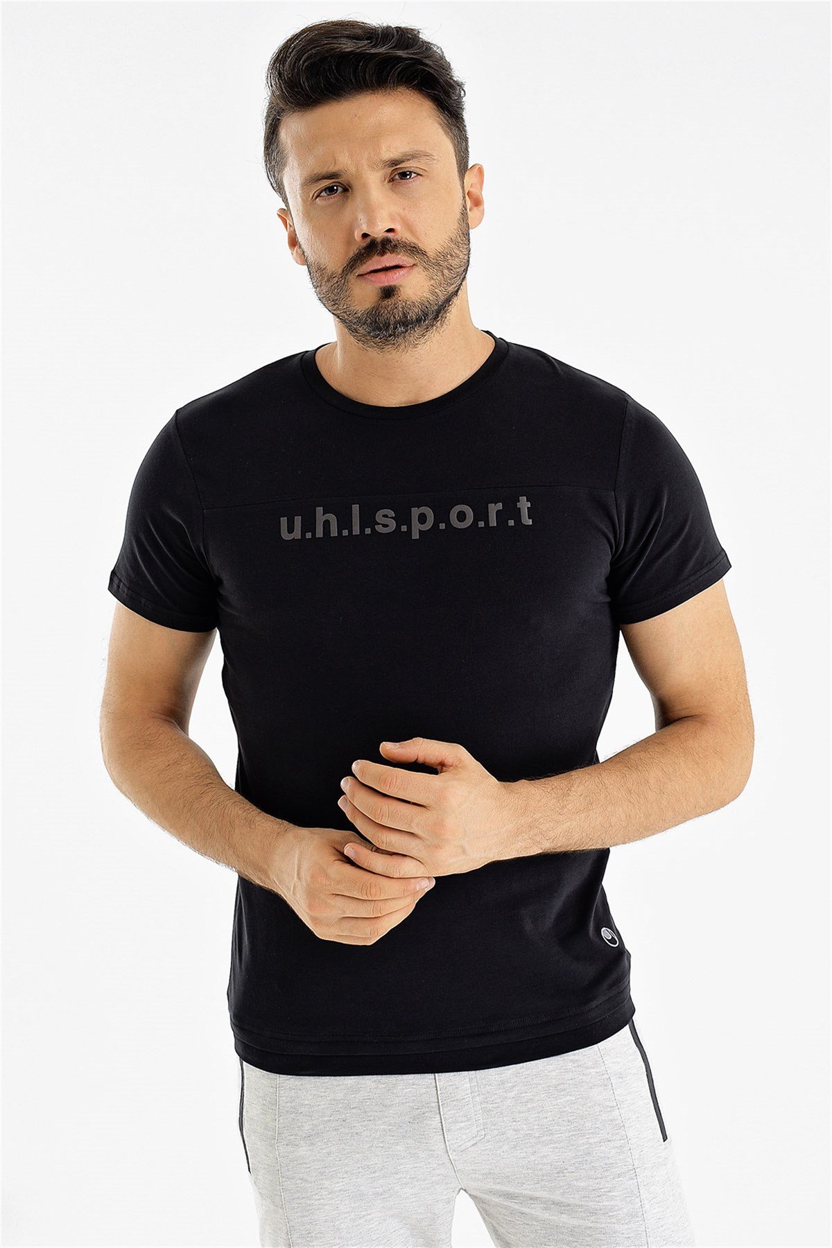 3201110UHLSport B.Yaka Pamuk Elite M T-Shirt - 3201110