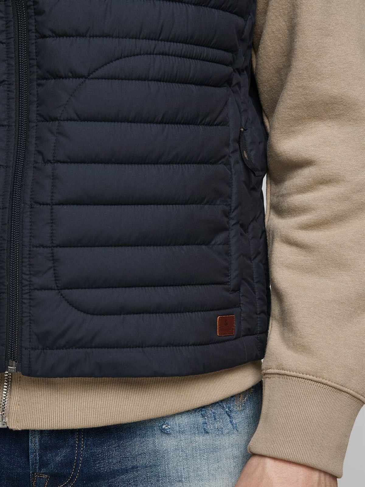 12173814Jack&Jones Jjrick Vest Erkek Yelek