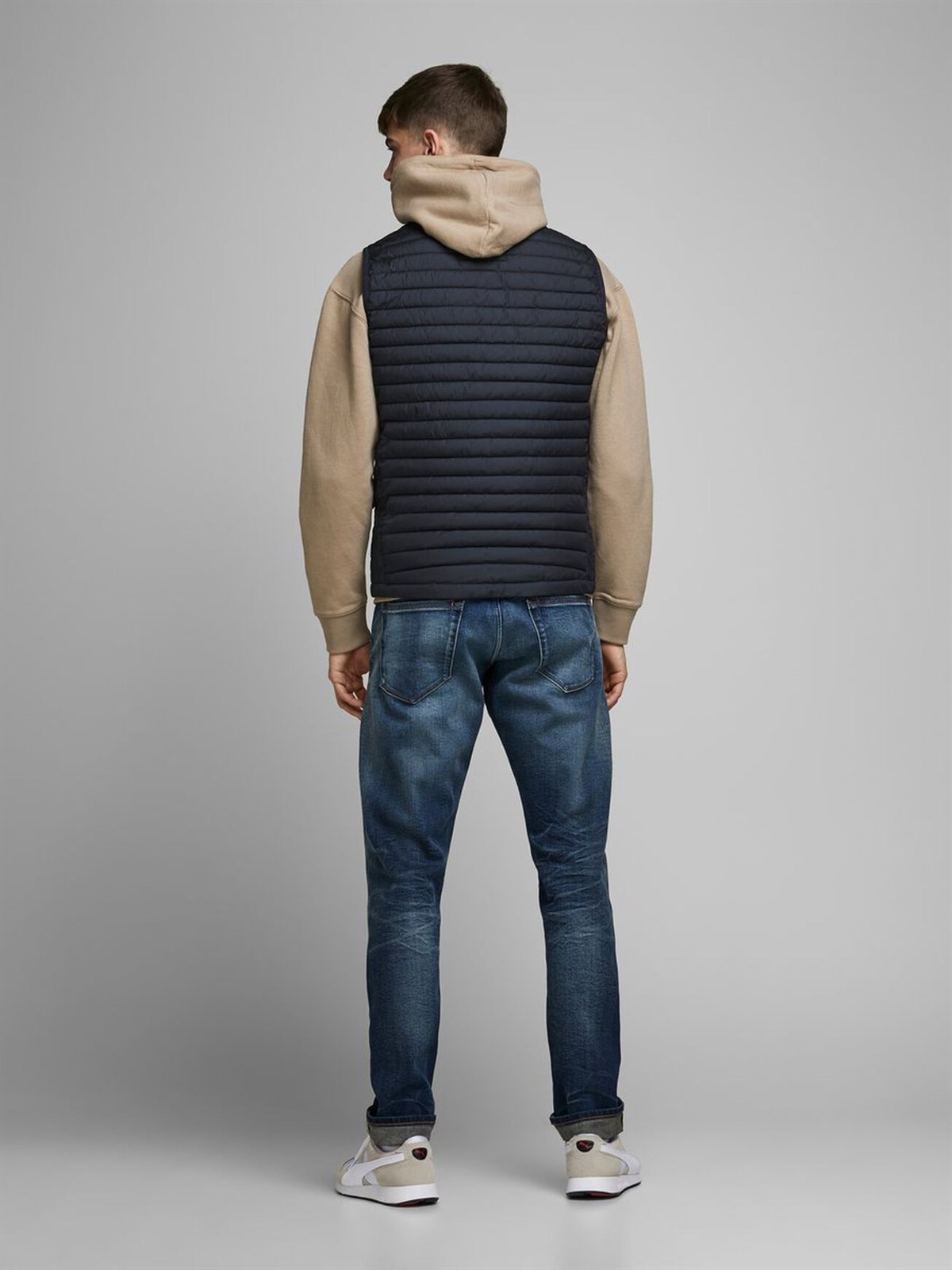 12173814Jack&Jones Jjrick Vest Erkek Yelek