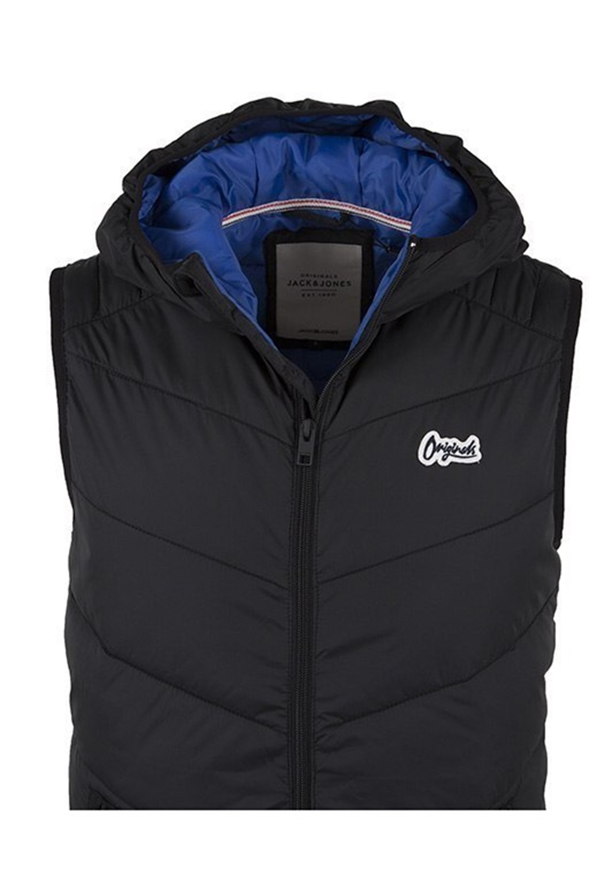 12138351NEBIMV3NEBIMV3|12138351|BlackJACK & JONES JORBEND LIGHT BODYWARMER ERKEK YELEK-Black Denim