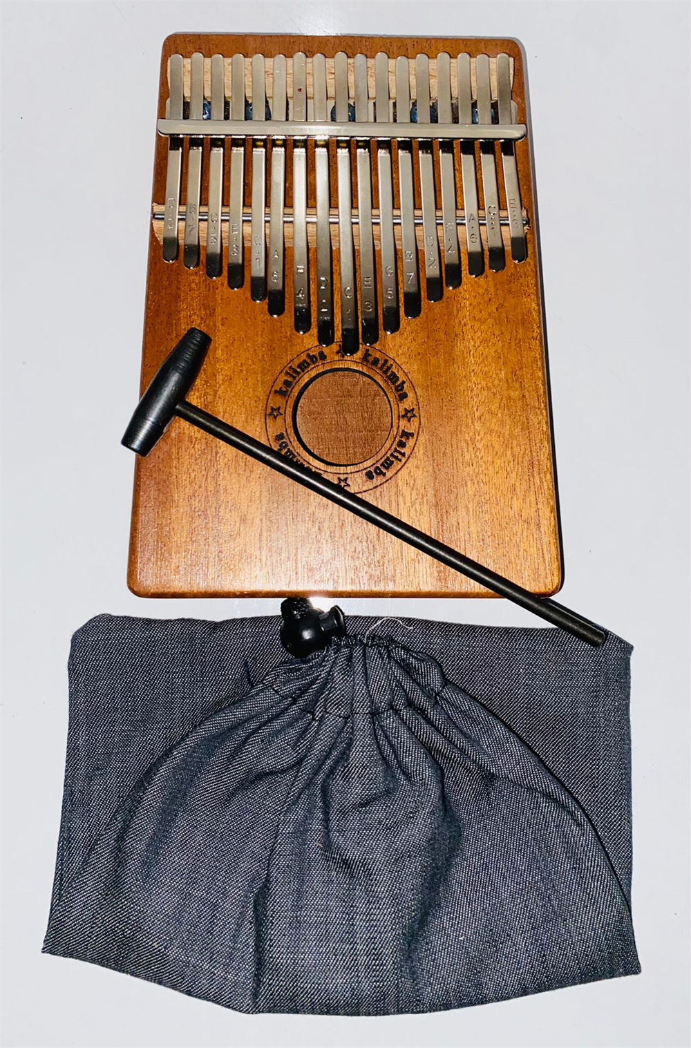 17 Tuşlu Maun Kalimba