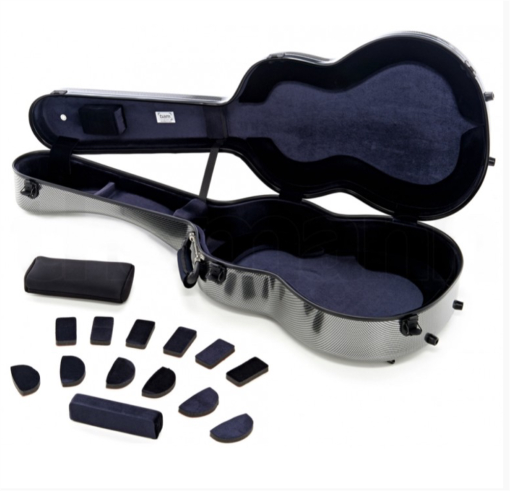 BAM Klasik Gitar Çantası HIGHTECH 8002XL Case Açık Gümüş