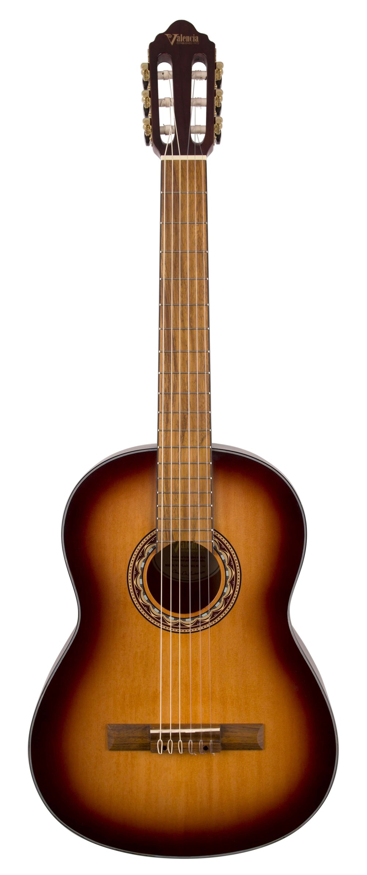 VALENCIA VC304ASB 4/4 ANTİK SUNBURST MAT KLASİK GİTAR