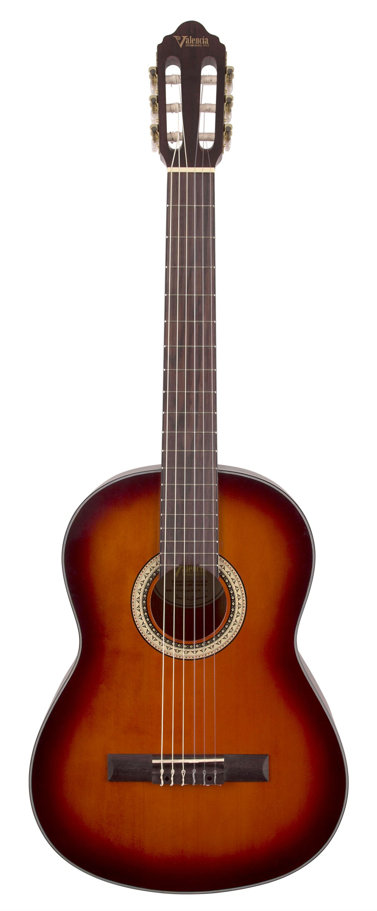 VALENCIA VC404CSB 4/4 SUNBURST MAT KLASİK GİTAR
