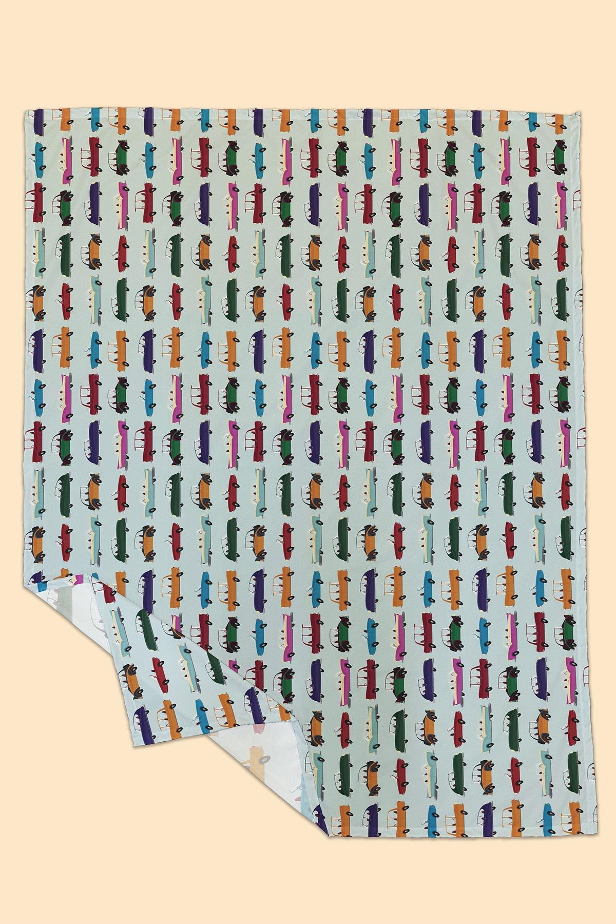 Arancione Co. Classic Car Su Geçirmez,Yer/ Mama Sandalyesi Altı,Aktivite,Yemek ve Oyun Örtüsü