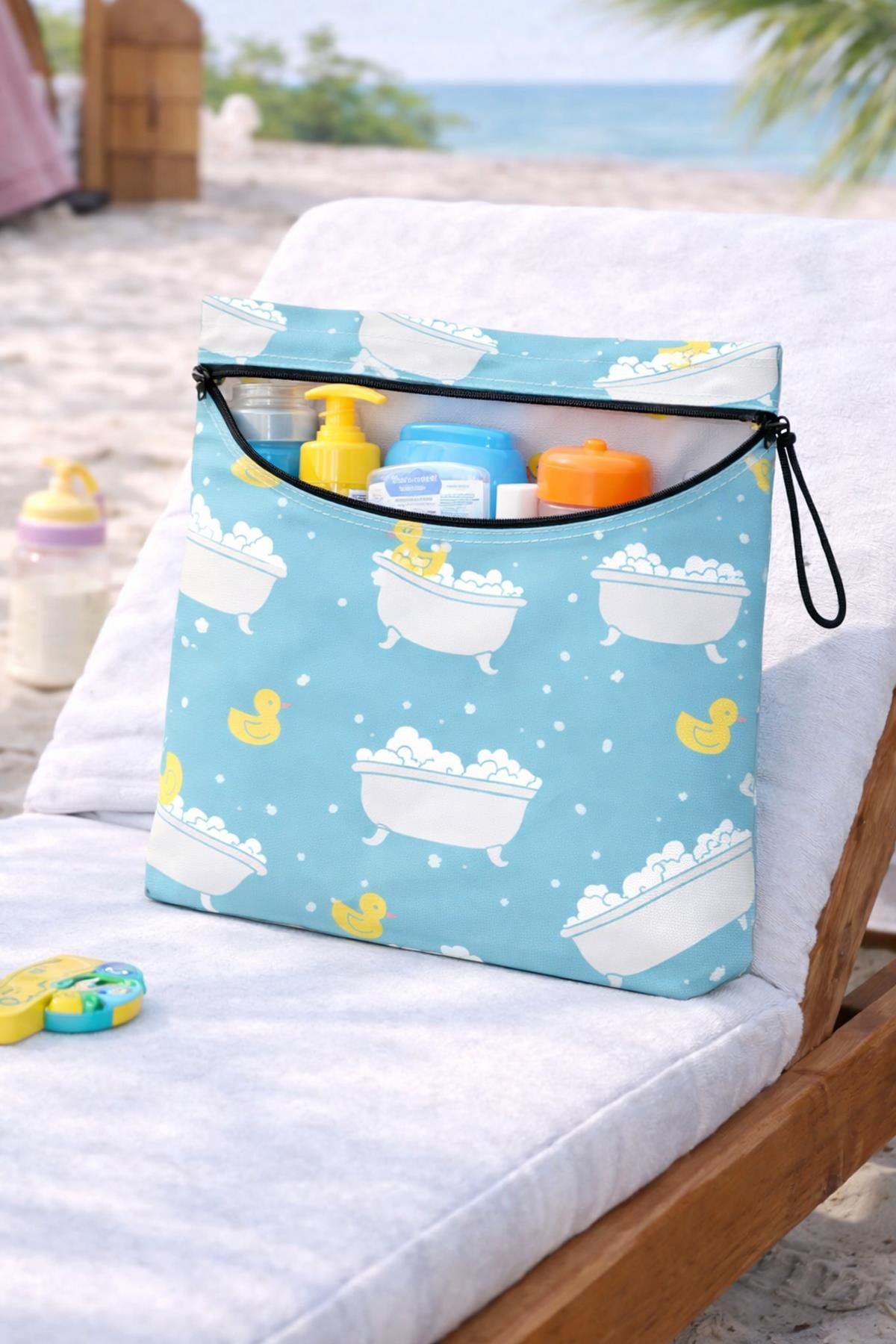 Arancione Co Aqua Tote Su Geçirmez Islak Mayo Çantası, Torbası 35x25 Cm