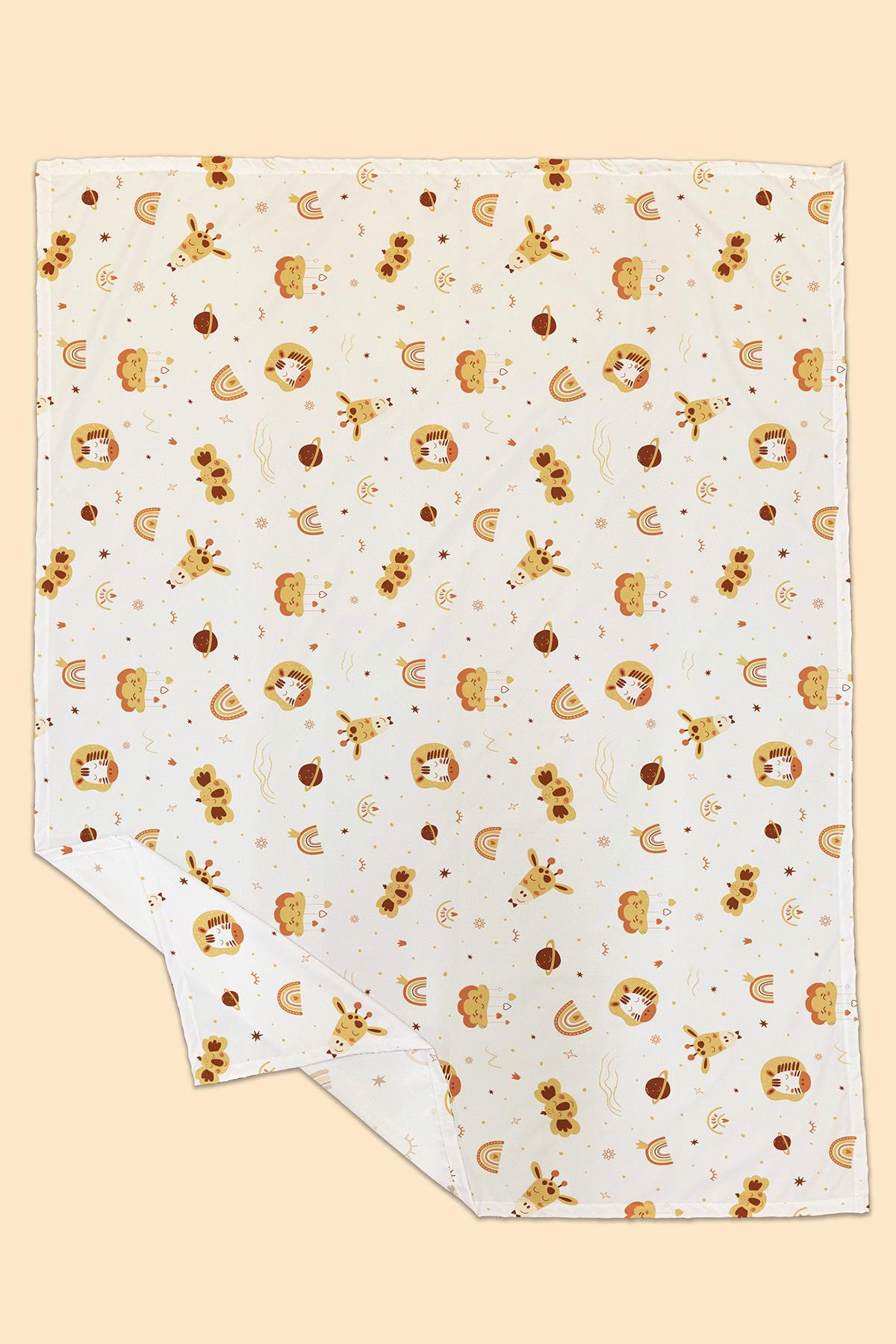 Arancione Co. Cloud Su Geçirmez, Yer/Mama Sandalyesi Altı, Aktivite, Yemek ve Oyun Örtüsü