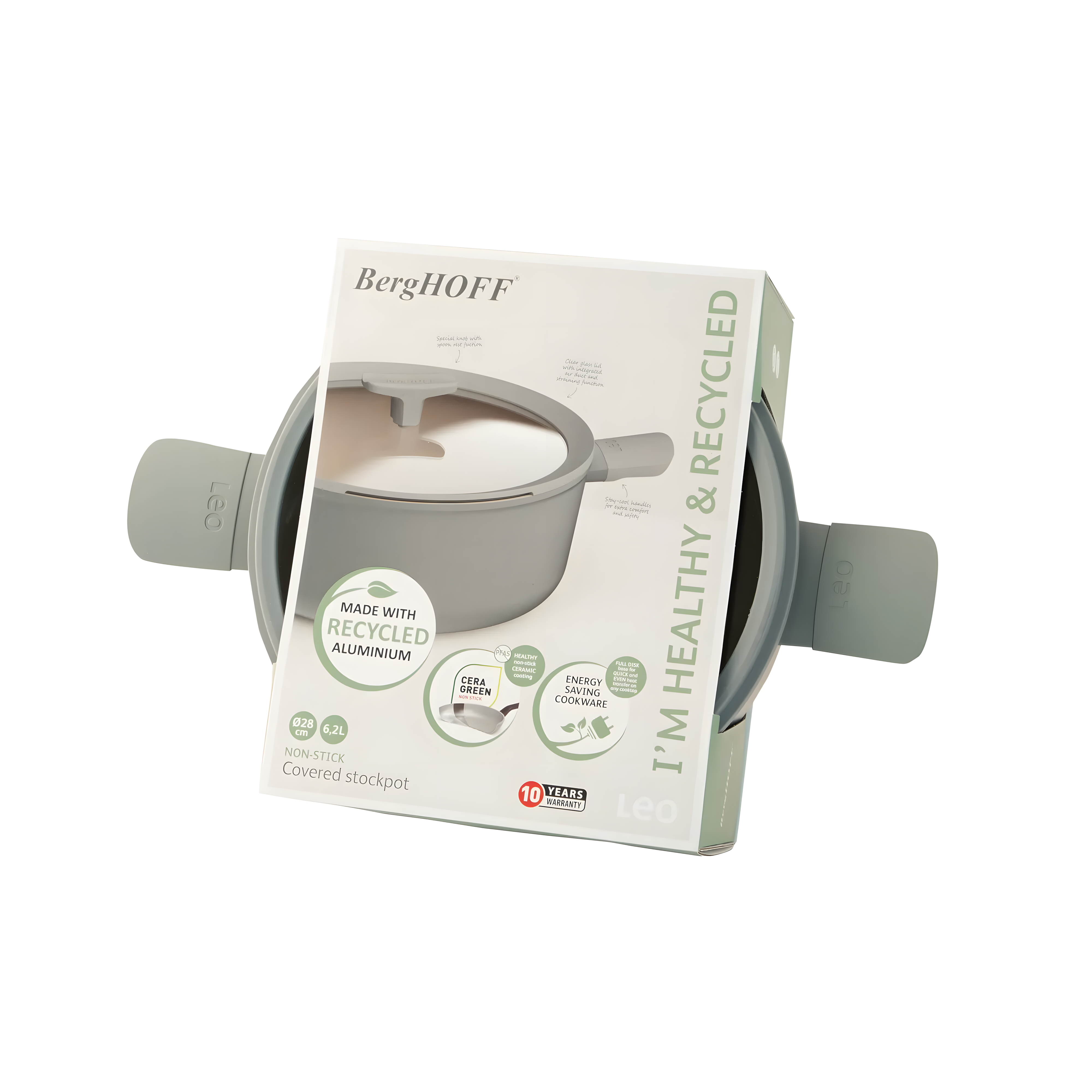 Berghoff Balance Moonmist Derin Tencere 28 Cm