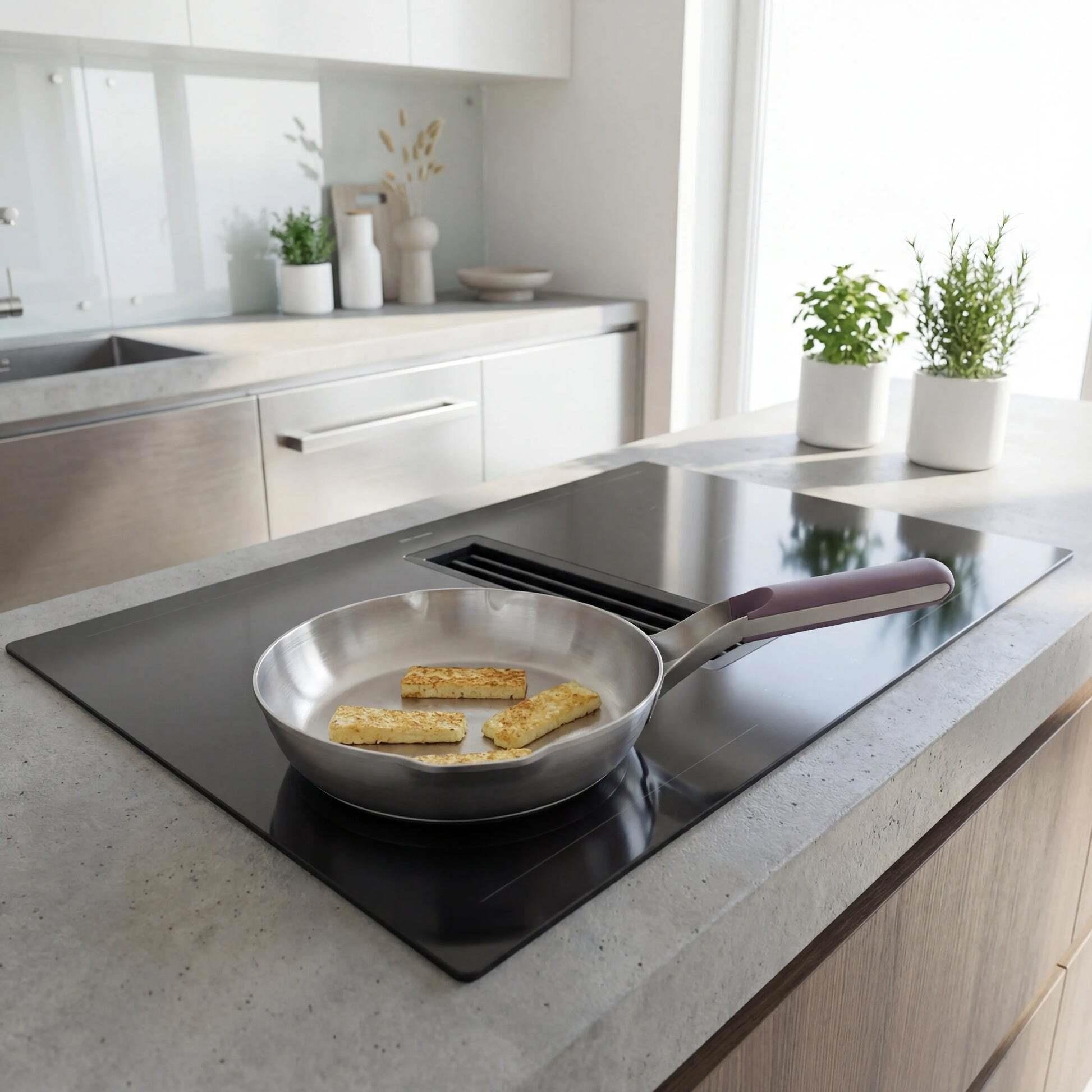 Berghoff Home Elements Kızartma Tavası 20 Cm Gül Kurusu - 9800097