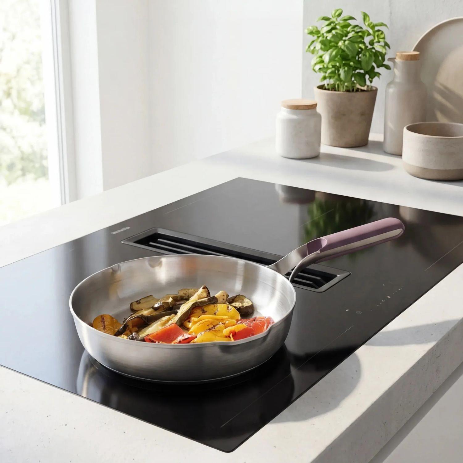 Berghoff Home Elements Kızartma Tavası 24 Cm Gül Kurusu - 9800098