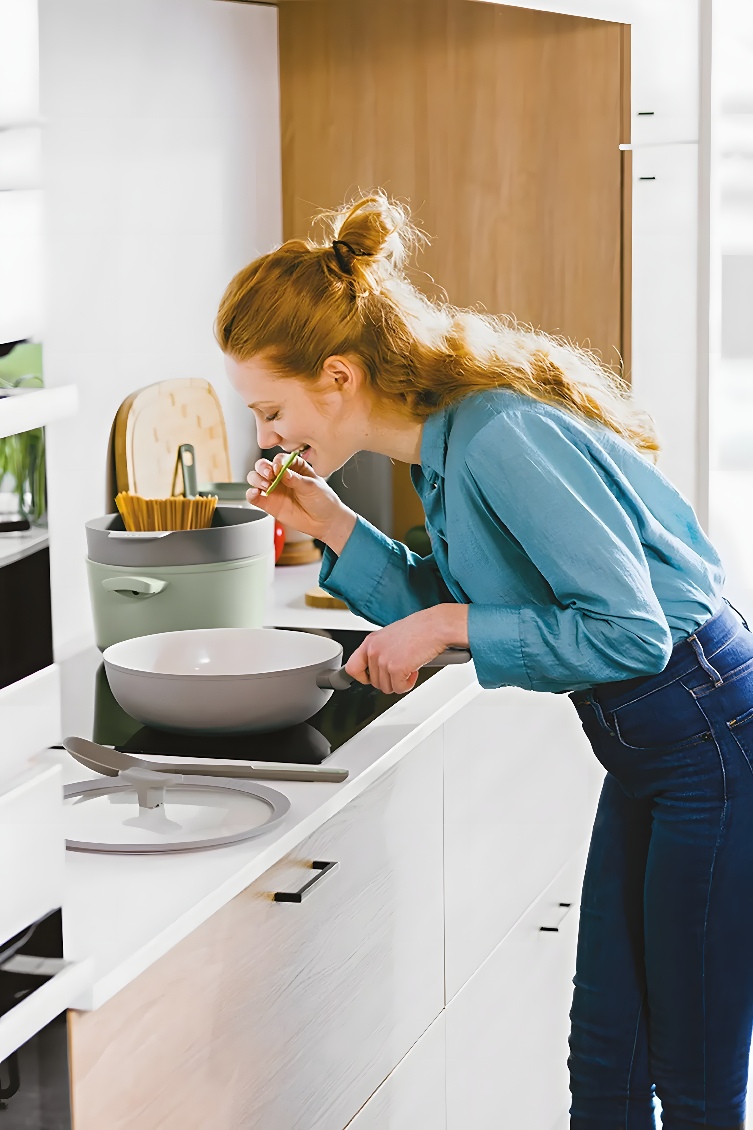 Berghoff Leo Balance Kapaklı Wok Tava 28 cm