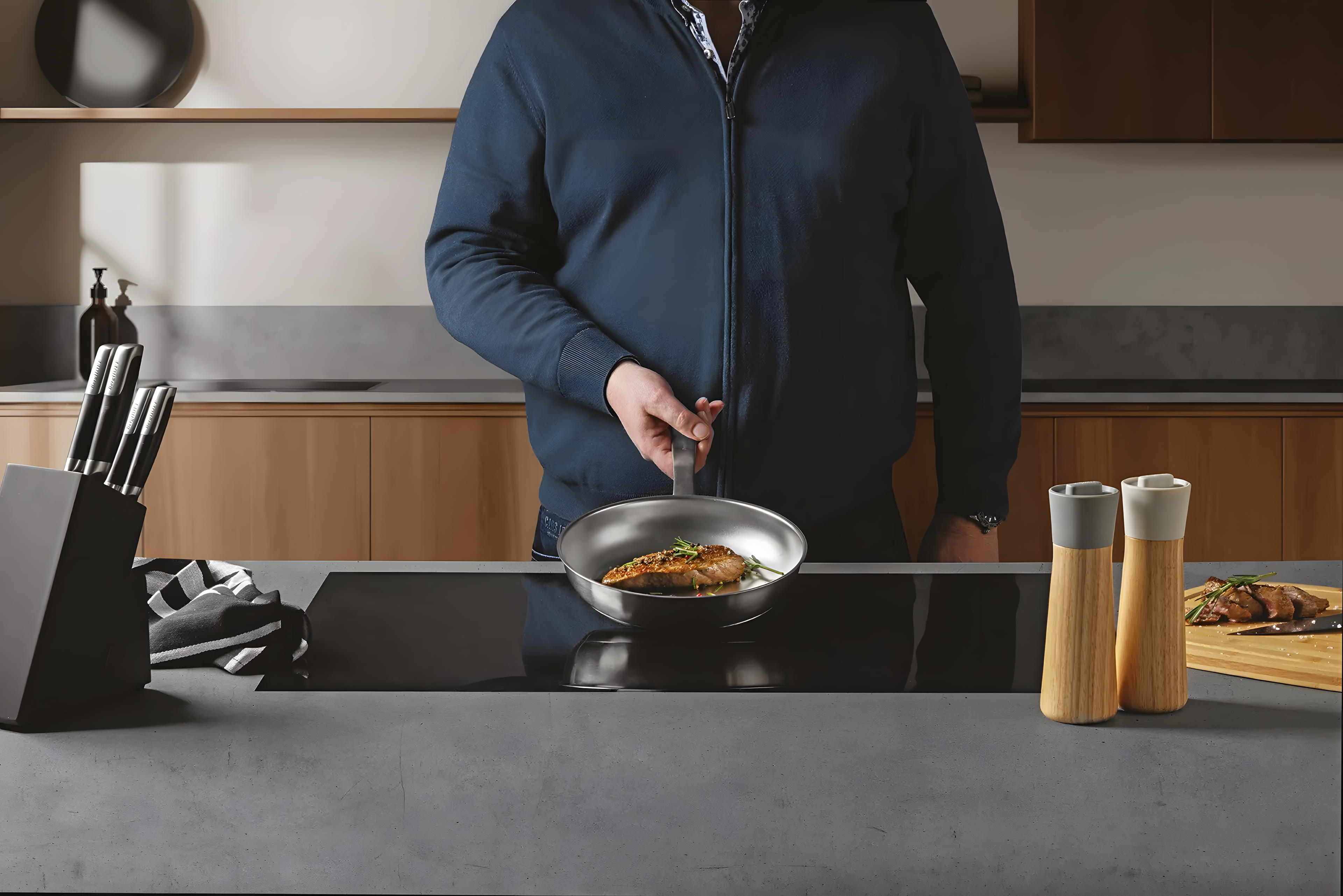 Berghoff Leo Graphite Çelik Tava 24 Cm