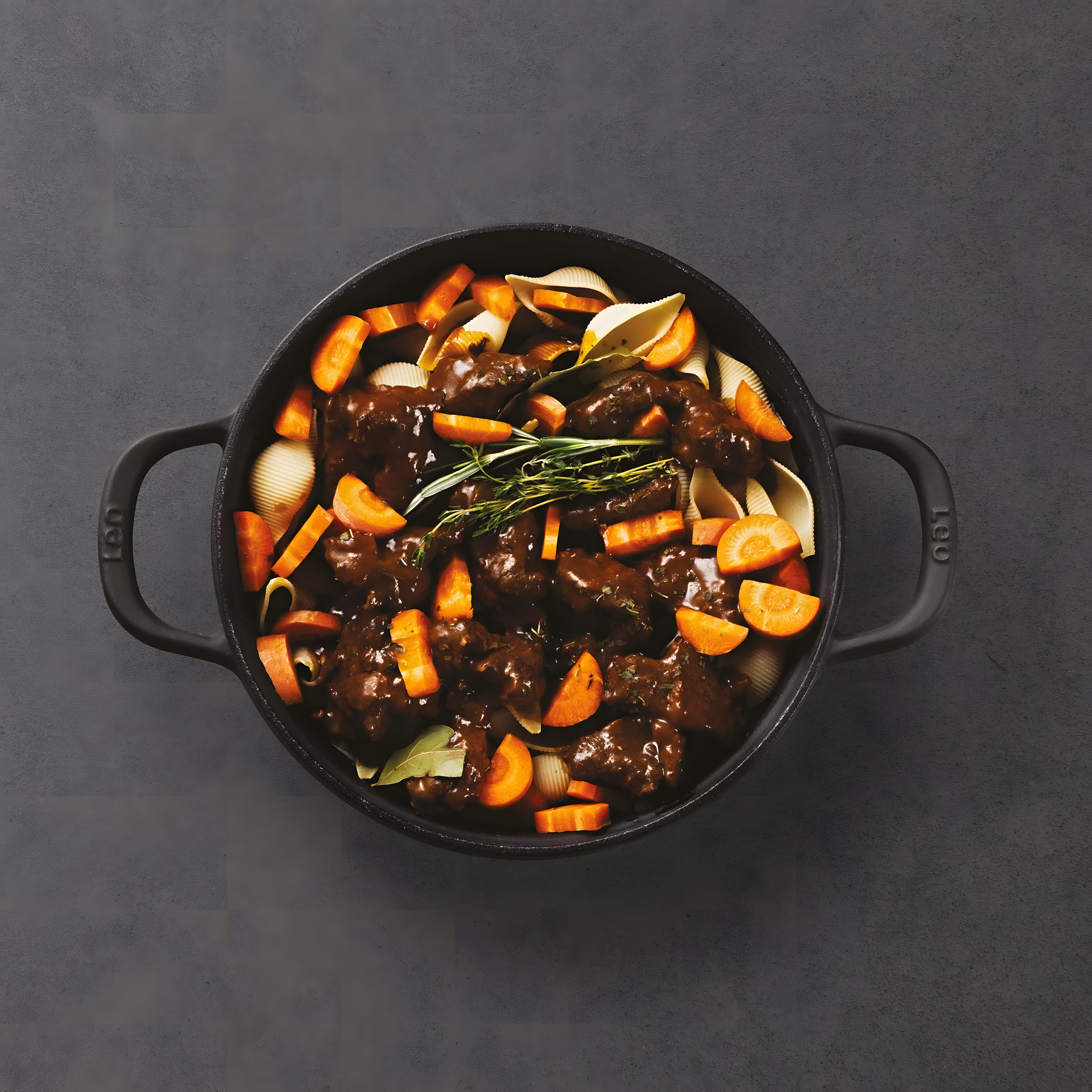 Berghoff Leo Graphite Döküm Demir Tencere 26 Cm