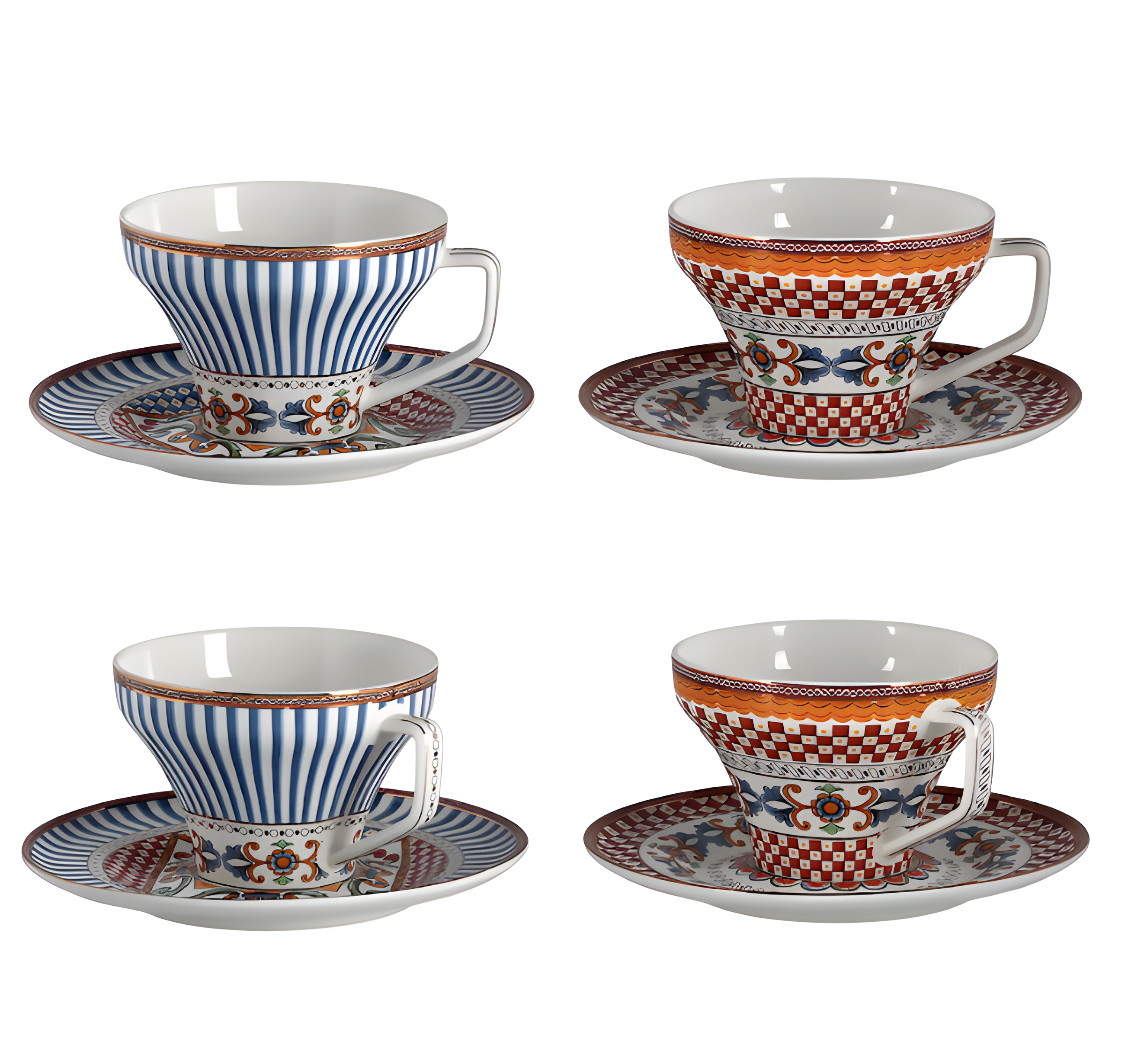 Berghoff Vivare Bone Çay Fincan Takımı 8 Parça