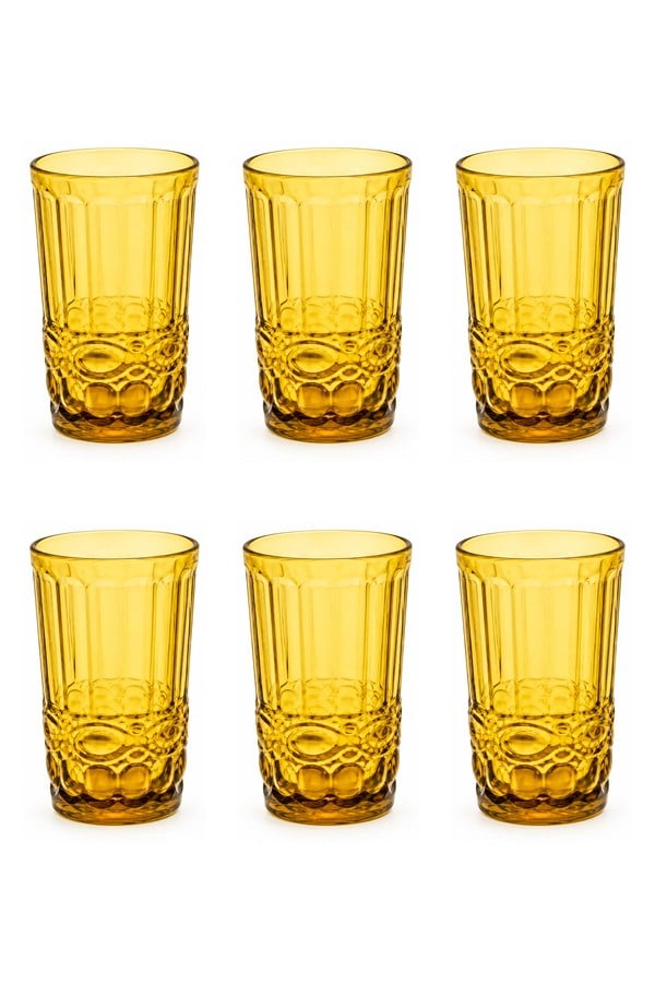Bigatti Boldy 01 Meşrubat Bardak Amber 350 Ml 6 Adet - BGT-9413