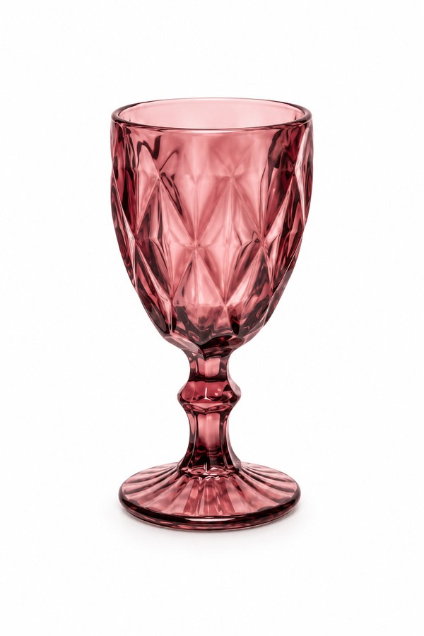 Bigatti Boldy 03 Ayaklı Bardak Pembe 300 Ml 6 Adet - BGT-9423