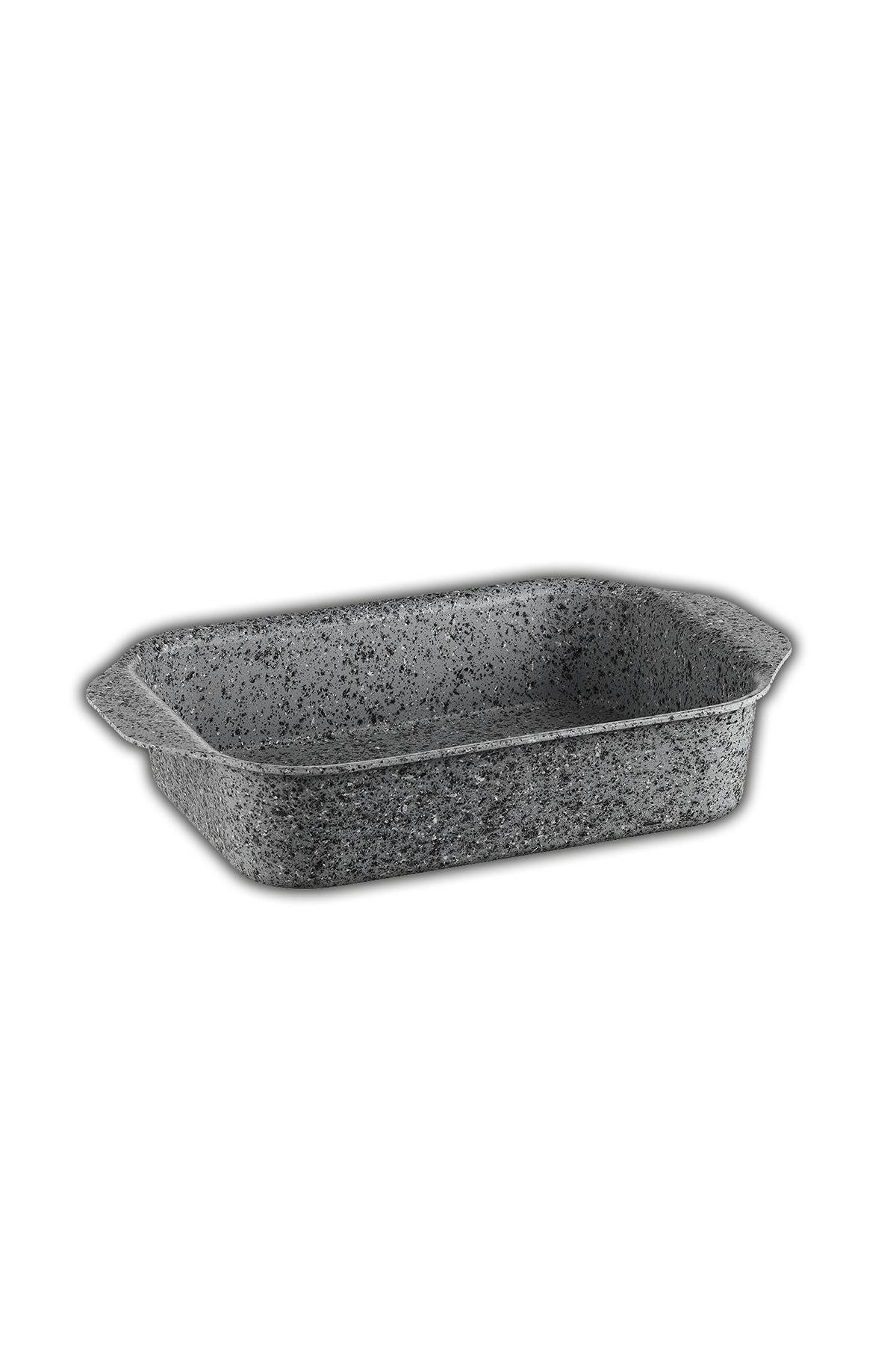 Brioni Stone-Age Fırın Tepsi Seti 2 Parça 30x22cm - 35x25cm