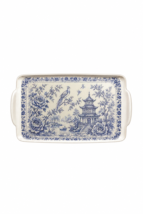 Celeste Atelier Blue Jardin Tepsi 37 Cm - CA-2887K