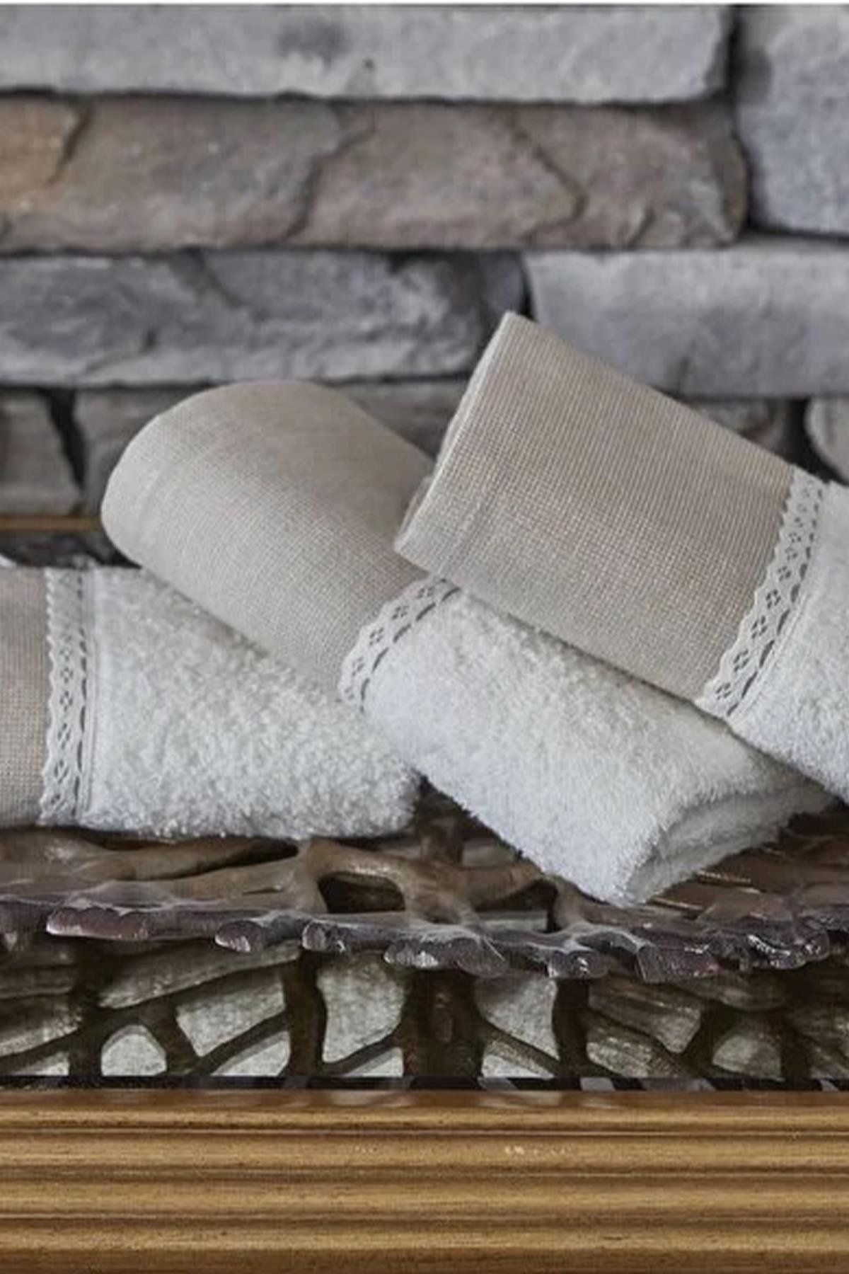 Dantela 2010 Pamuklu Havlu 30x50 Cm