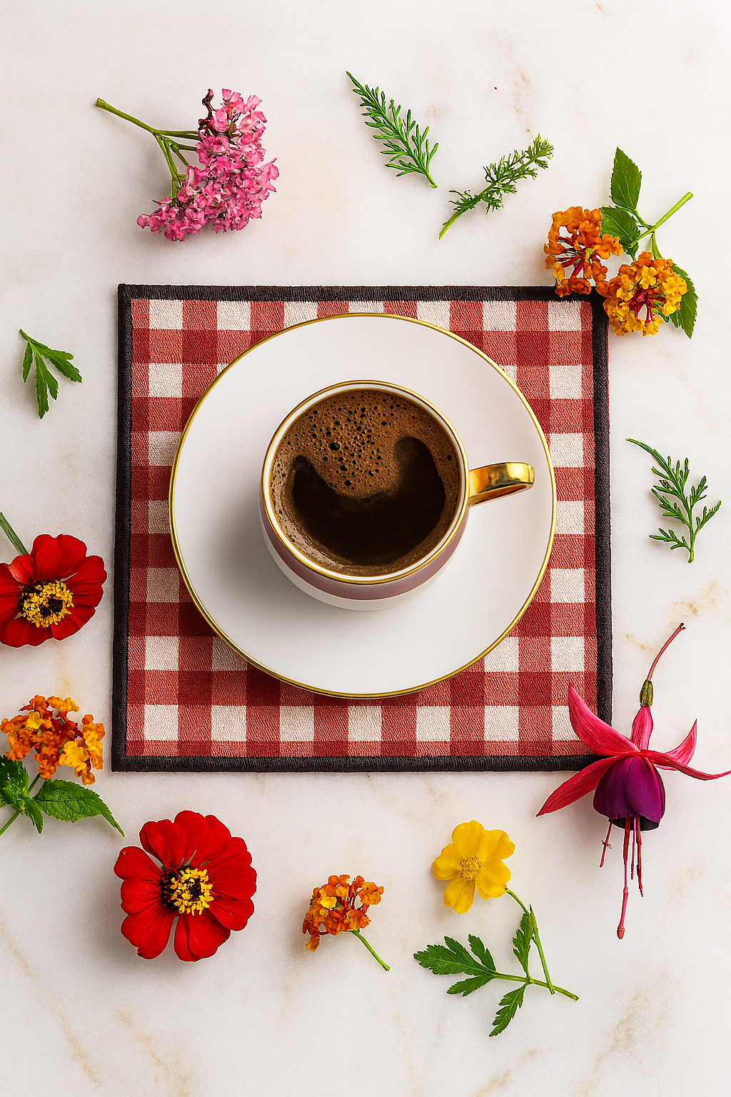 Evdek 2’li Dijital Baskılı Nakış Detaylı Kokteyl Peçete Ds14