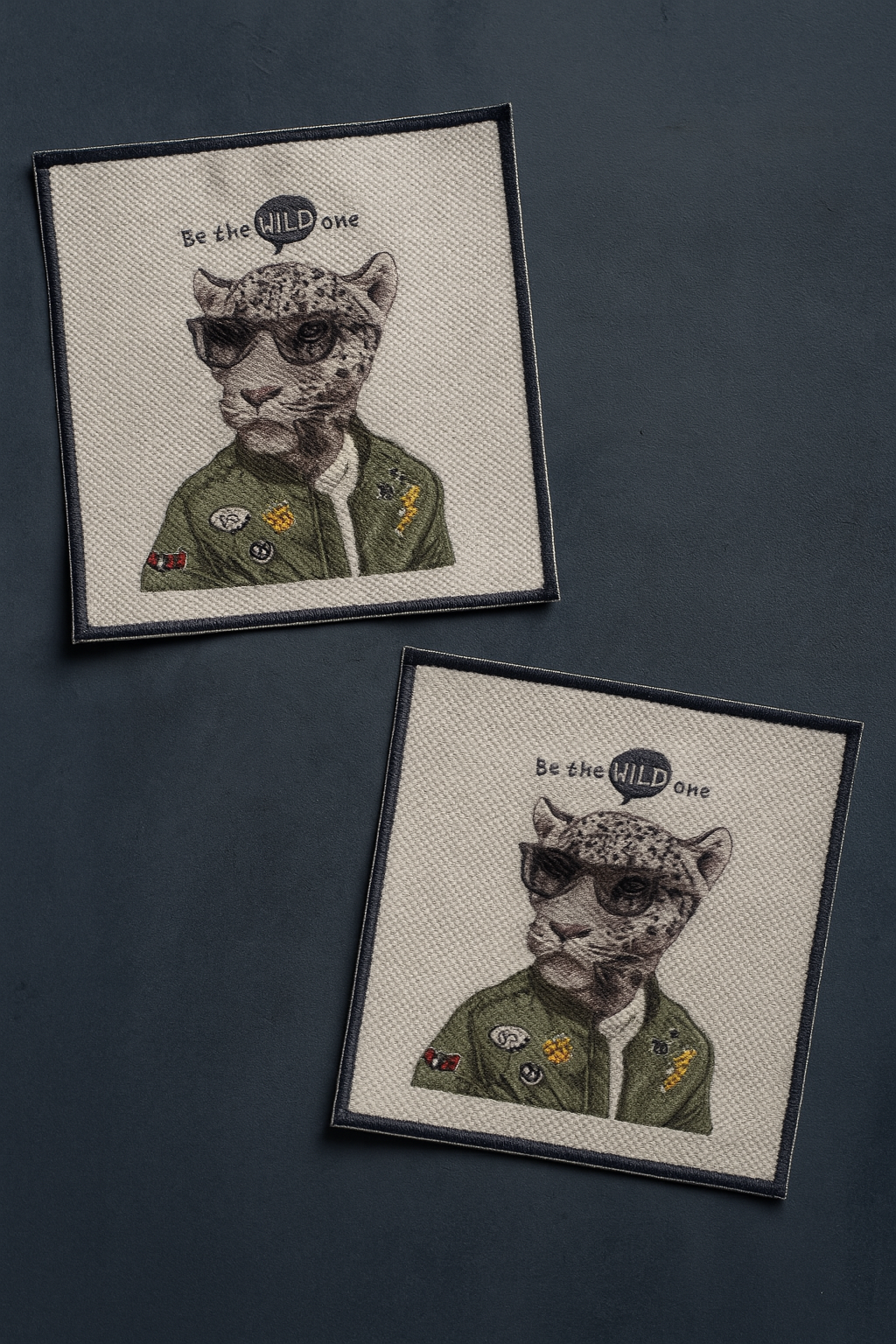 Evdek 2’li Dijital Baskılı Nakış Detaylı Kokteyl Peçete Ds18