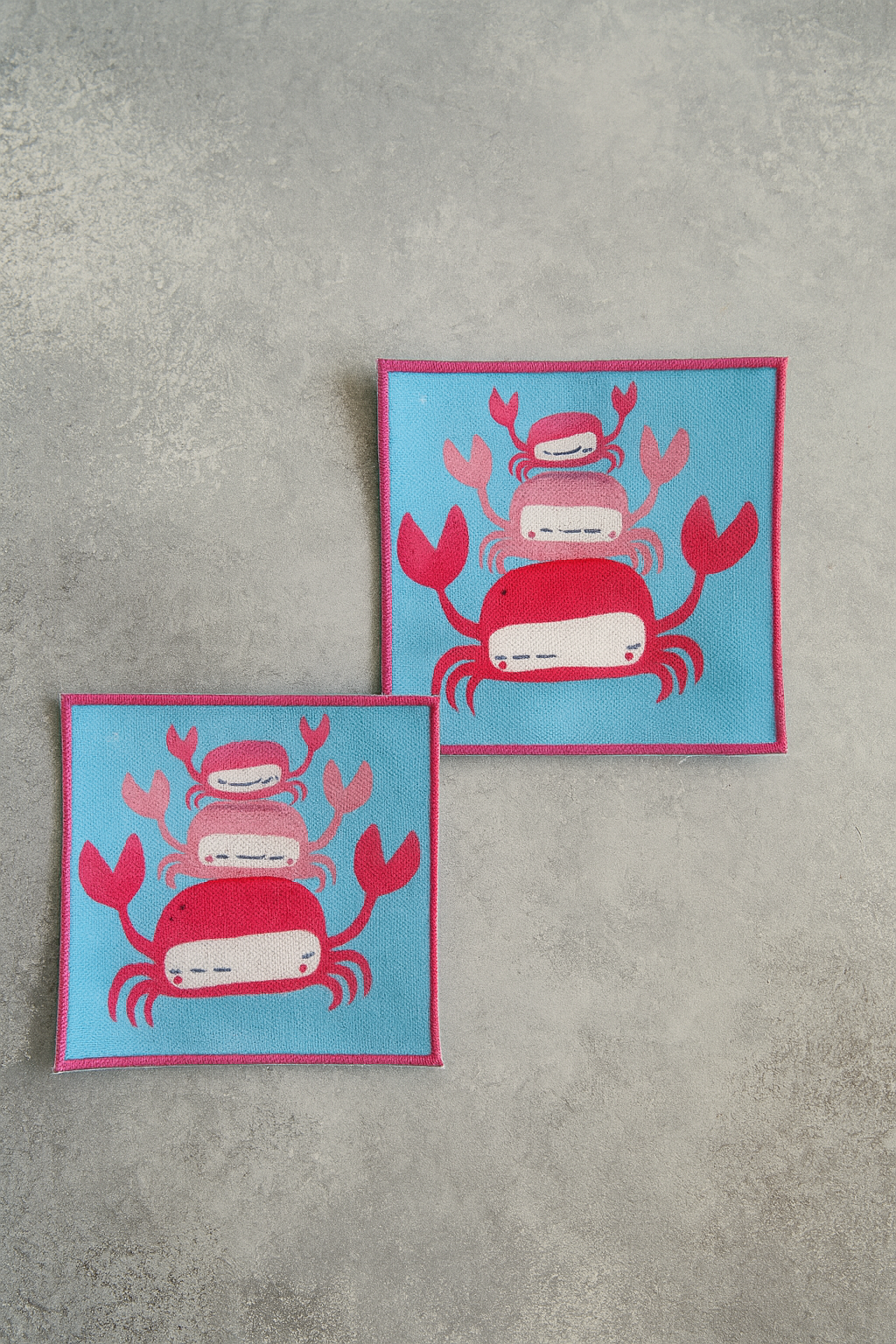 Evdek 2’li Dijital Baskılı Nakış Detaylı Kokteyl Peçete Ds5