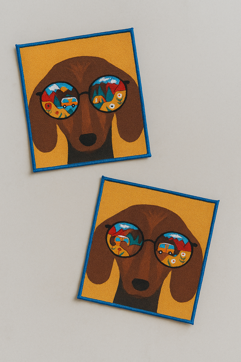 Evdek 2’li Dijital Baskılı Nakış Detaylı Kokteyl Peçete Ds19