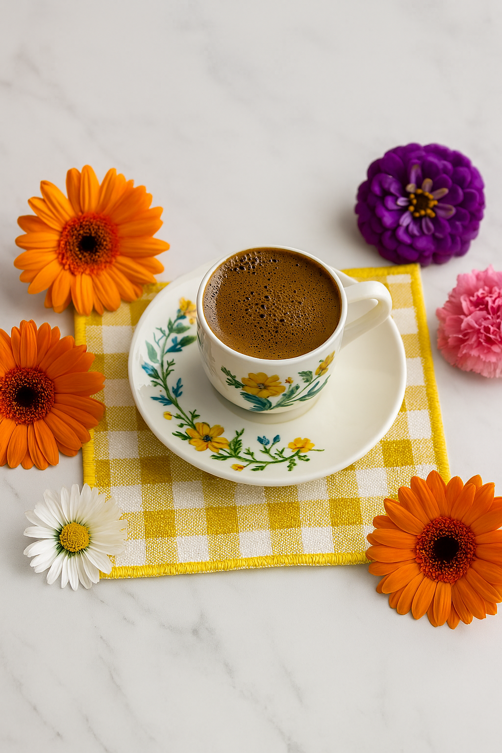 Evdek 2’li Dijital Baskılı Nakış Detaylı Kokteyl Peçete Ds15