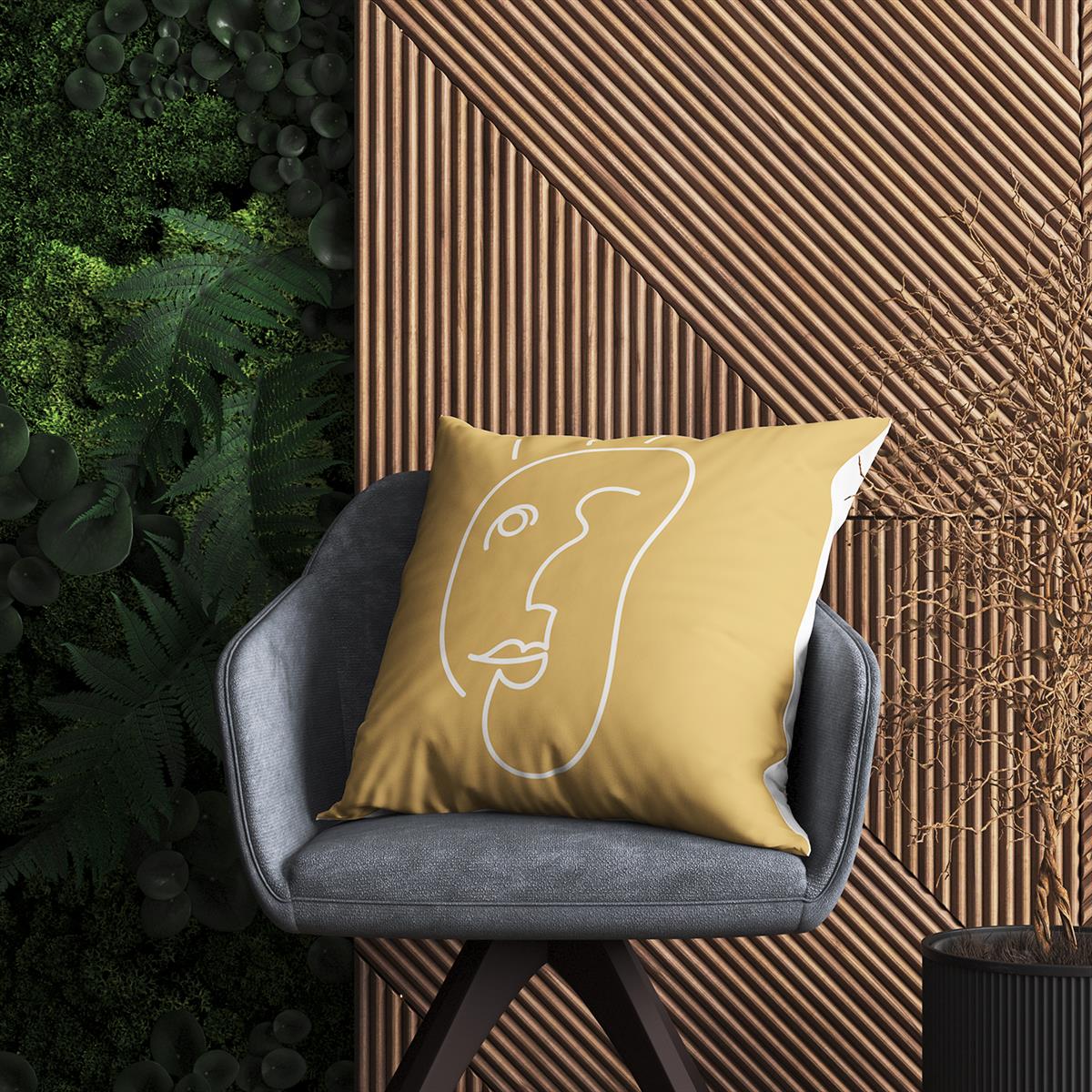 Evdek Abstract Kırlent Kılıf Ds44