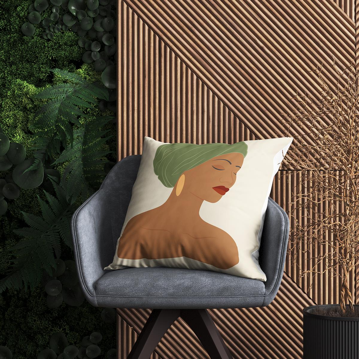 Evdek African Kırlent Kılıf Ds5