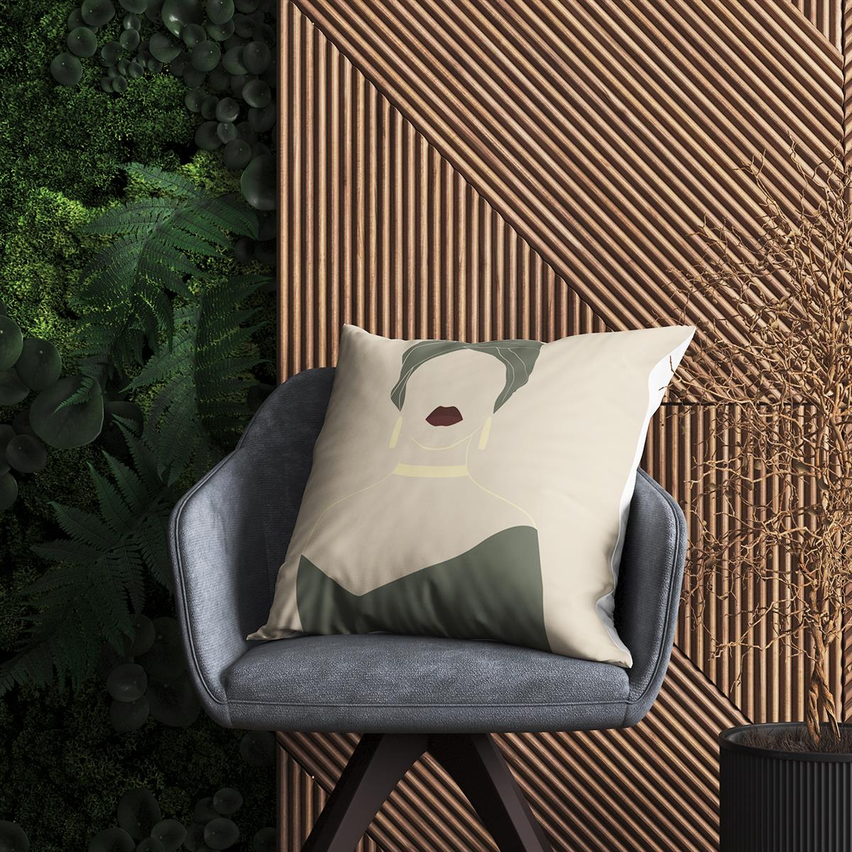 Evdek African Kırlent Kılıf Ds7