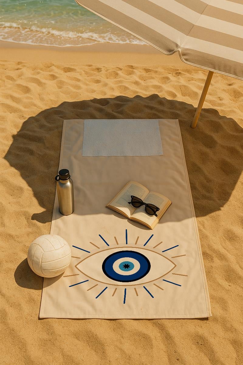 Evdek Aura Plaj Havlulu Plaj Çantası 35x40 Cm