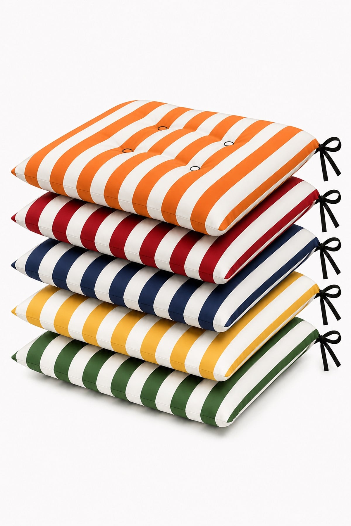 Evdek Bağcıklı Pofidik Sandalye Minderi 40x40 Cm 6ETD3 - 7063864