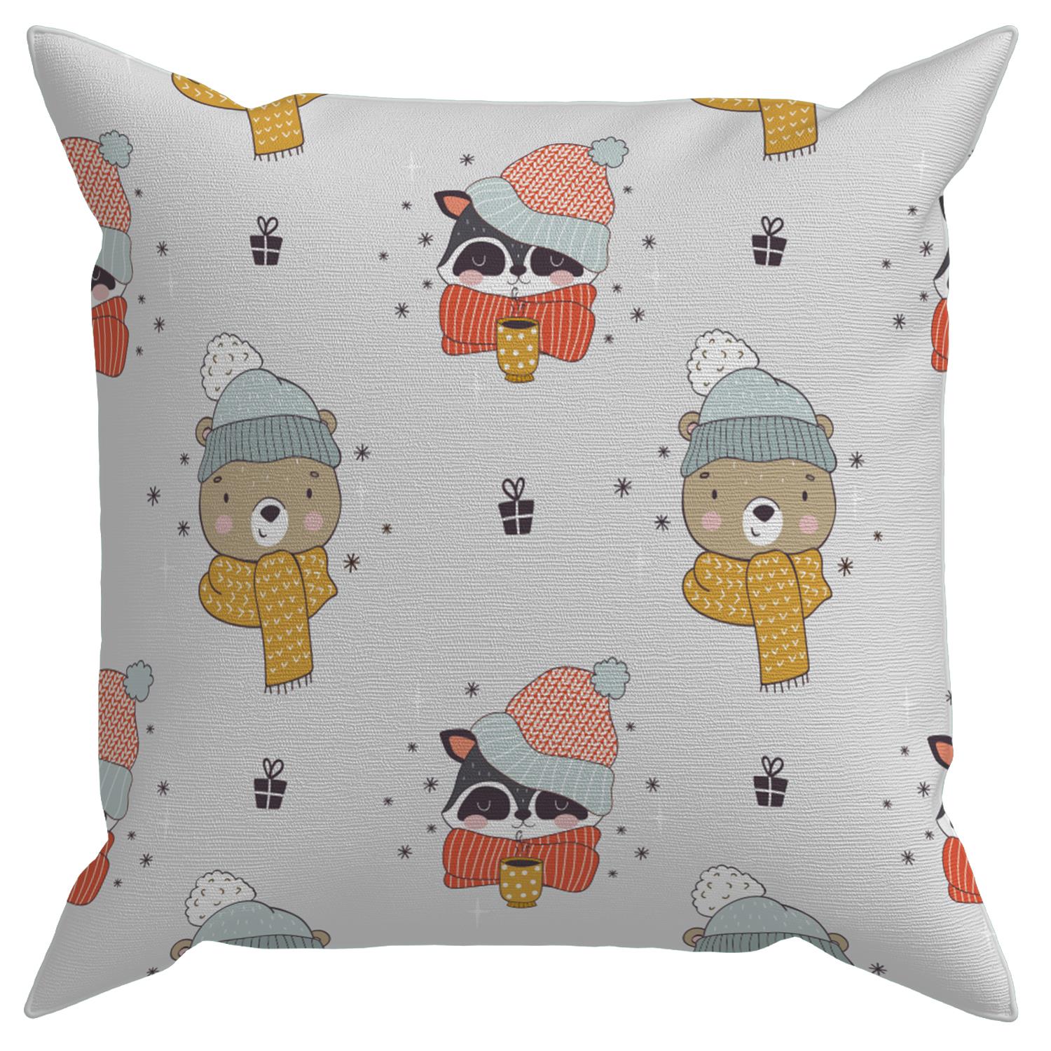 Evdek Bebek Çocuk Odası Yastıklı Kırlent Kılıf 2'li Ds40 30x30 Cm