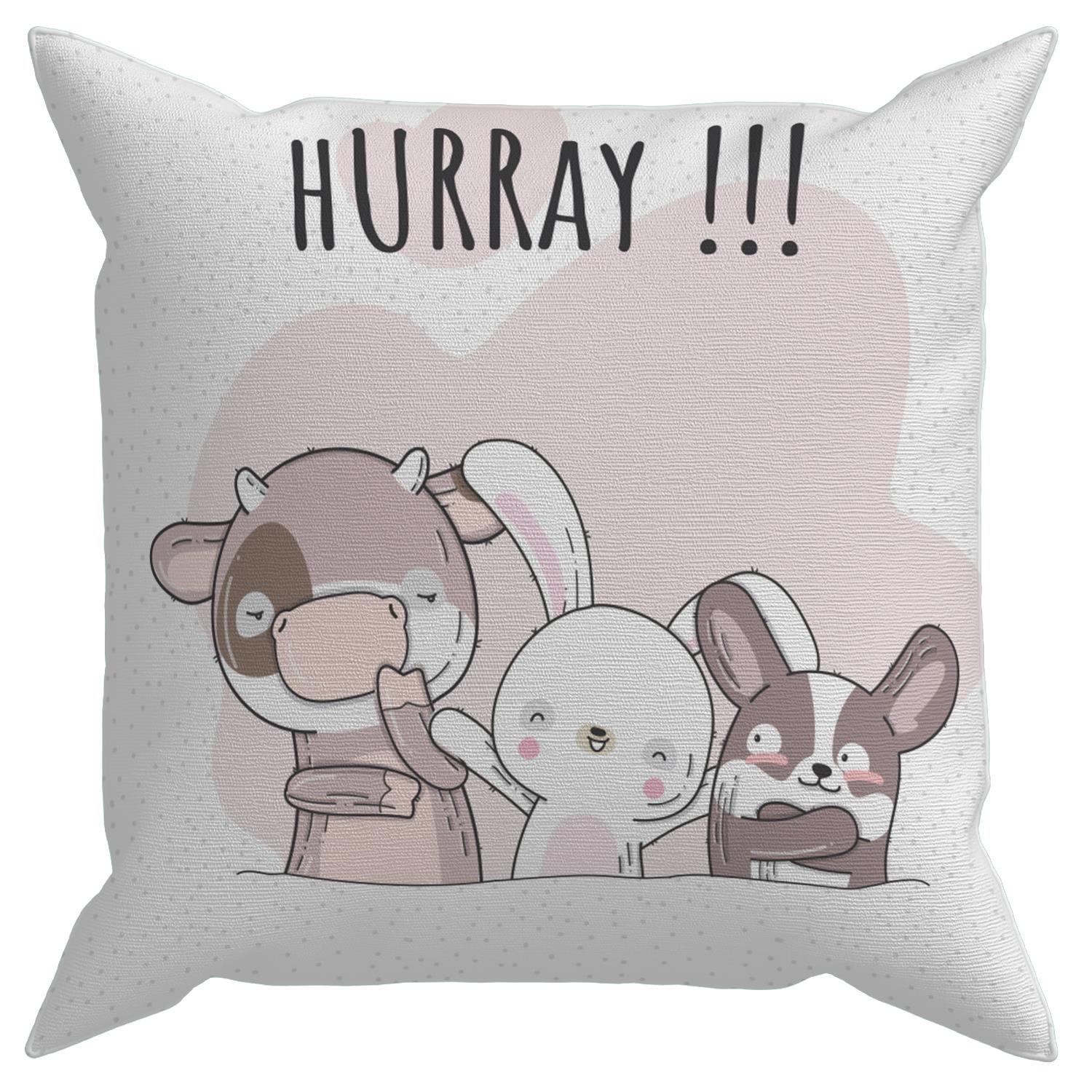 Evdek Bebek Çocuk Odası Yastıklı Kırlent Kılıf 2'li Ds100 30x30 Cm