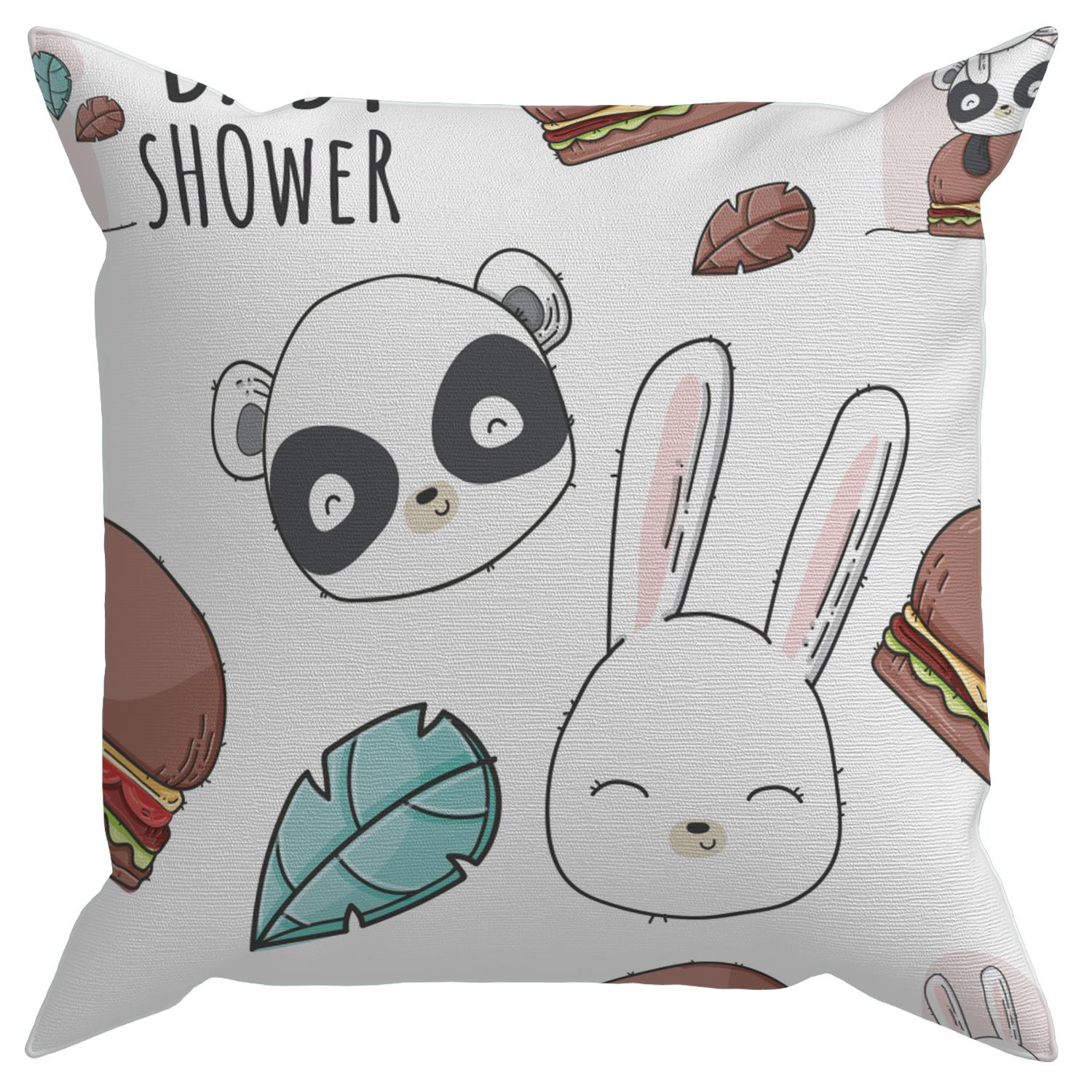 Evdek Bebek Çocuk Odası Yastıklı Kırlent Kılıf 2'li Ds32 30x30 Cm