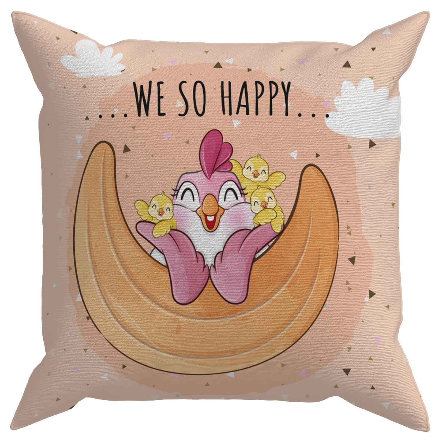 Evdek Bebek Çocuk Odası Yastıklı Kırlent Kılıf 2'li Ds26 30x30 Cm