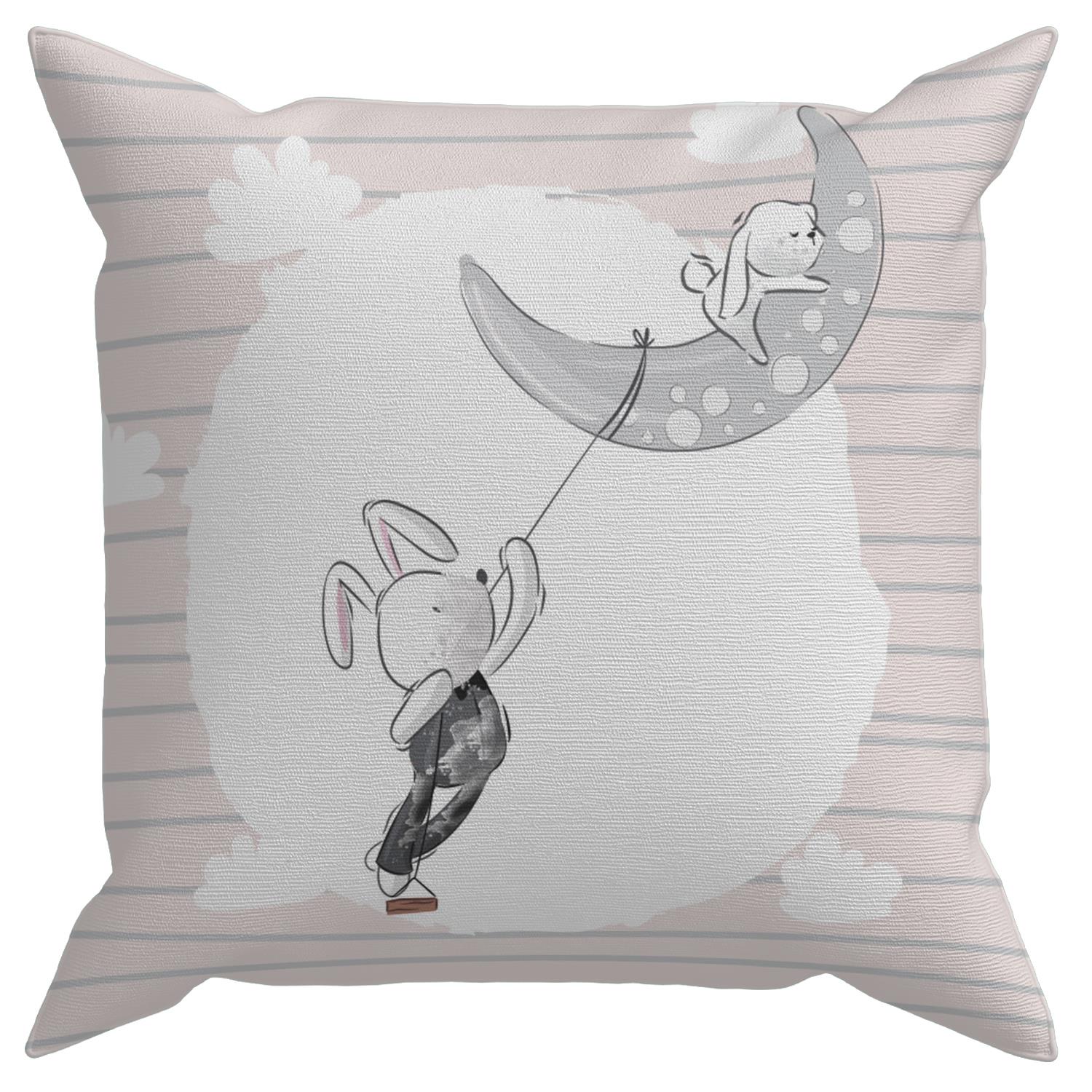Evdek Bebek Çocuk Odası Yastıklı Kırlent Kılıf 2'li Ds2 30x30 Cm