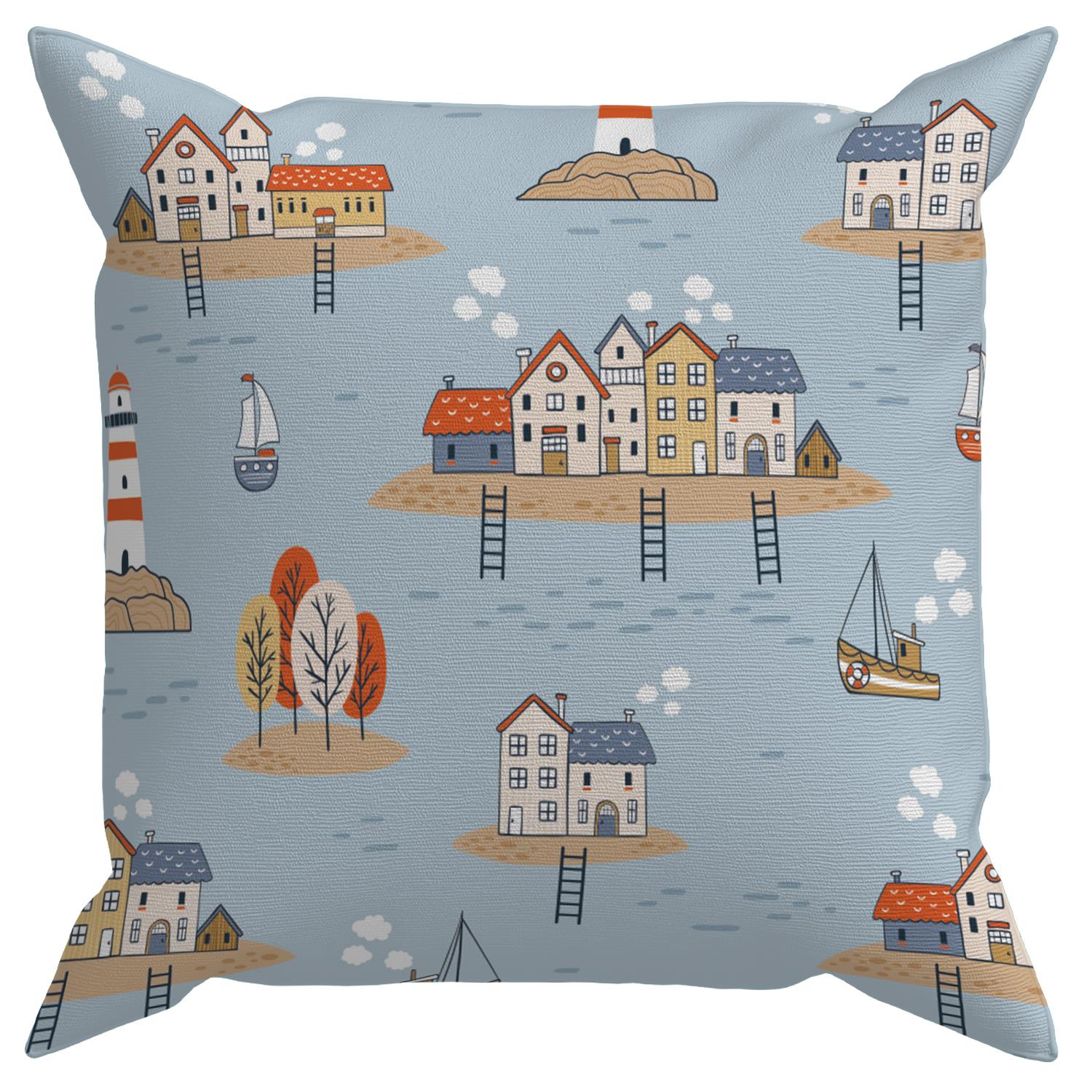 Evdek Bebek Çocuk Odası Yastıklı Kırlent Kılıf 2'li Ds40 30x30 Cm