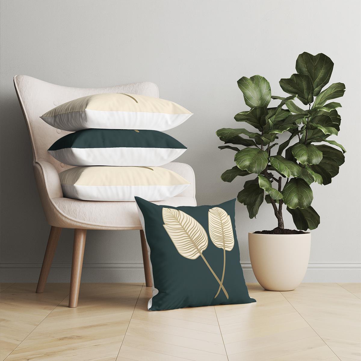 Evdek Botanical 4'lü Kırlent Kılıf Ds25 45x45 Cm